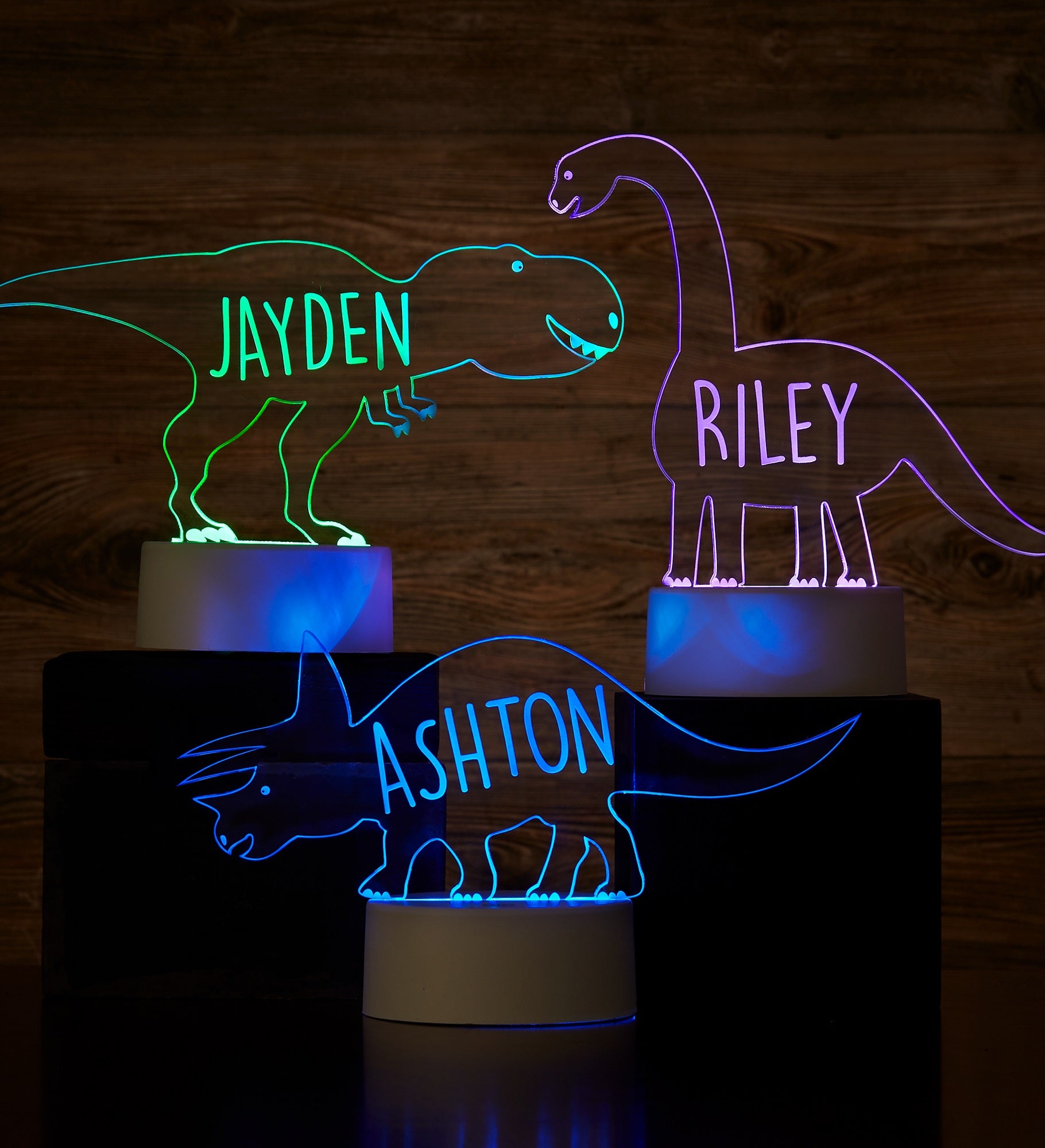 Dinosaur Personalized LED Sign