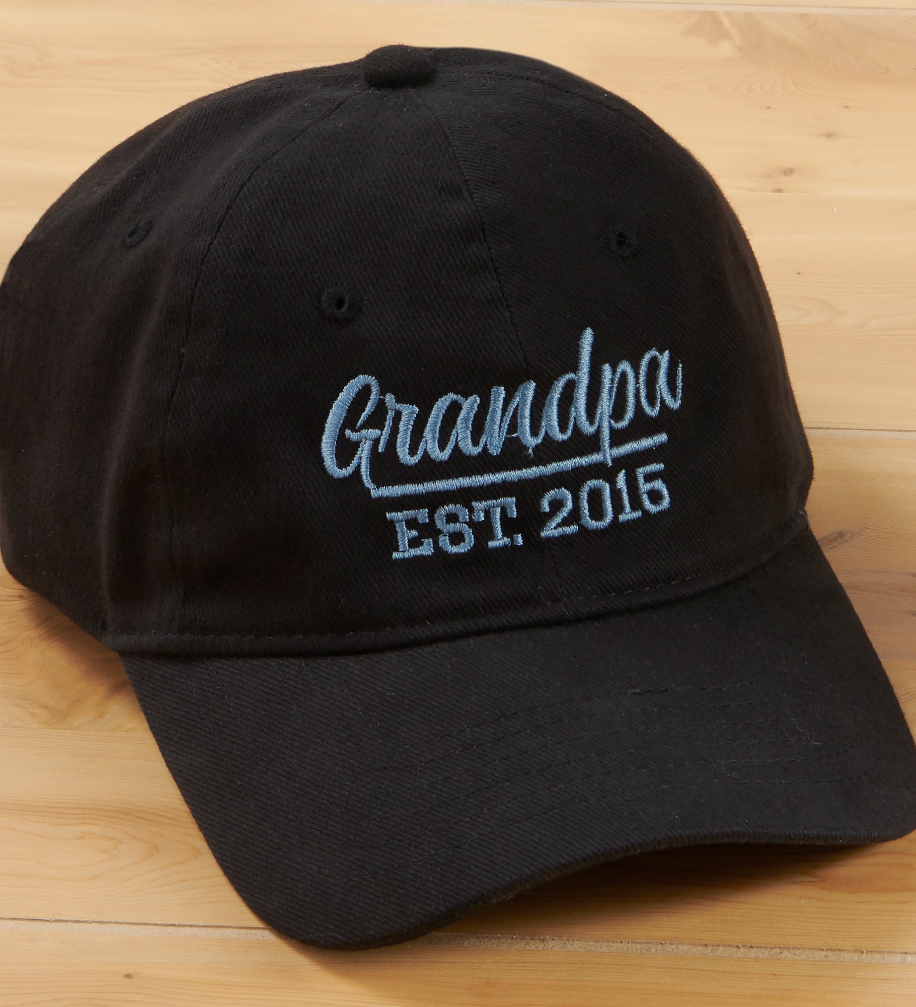 Established Grandpa Personalized Baseball Cap