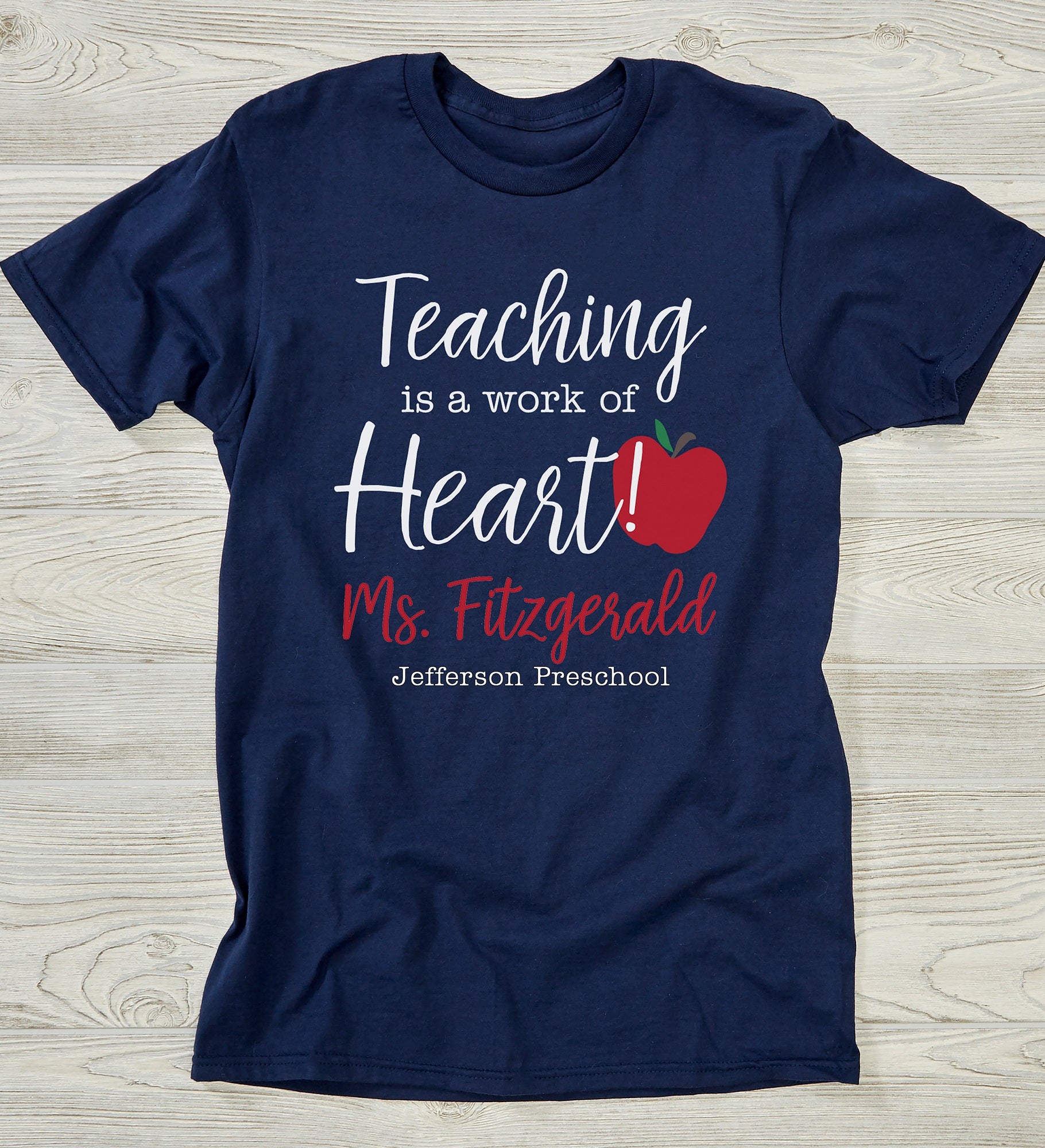 Inspiring Teacher Personalized Adult Shirts