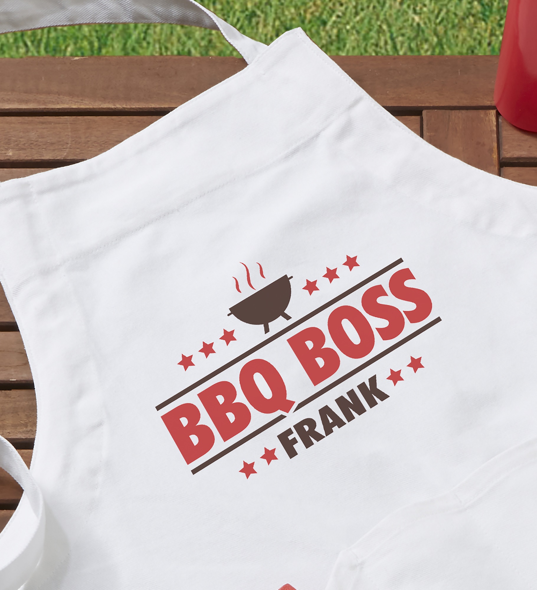 BBQ Boss Personalized Aprons & Potholders