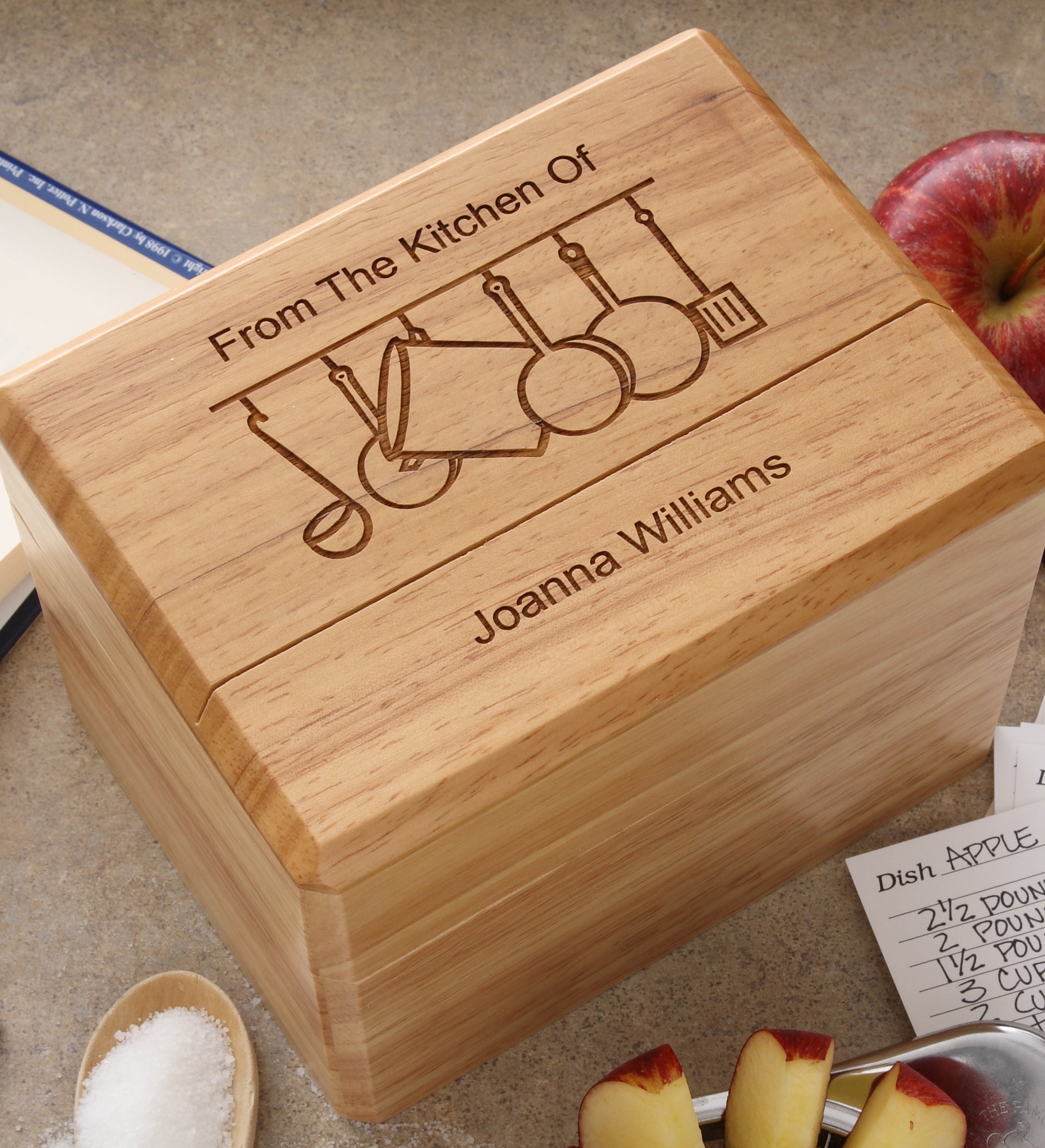 From The Kitchen Of... Personalized Recipe Box