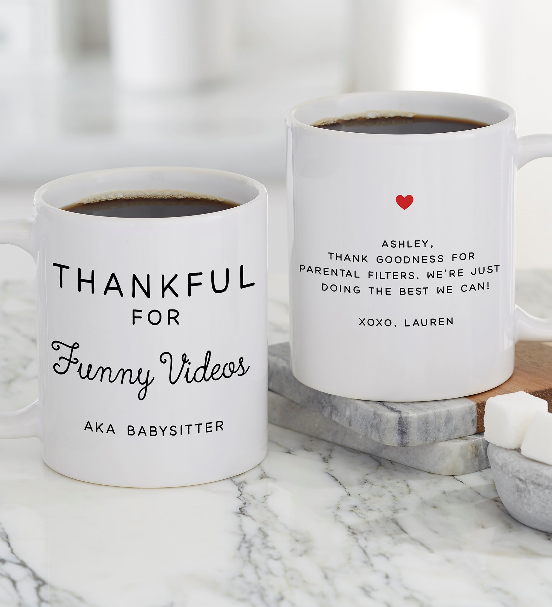 Thankful For Personalized Coffee Mugs