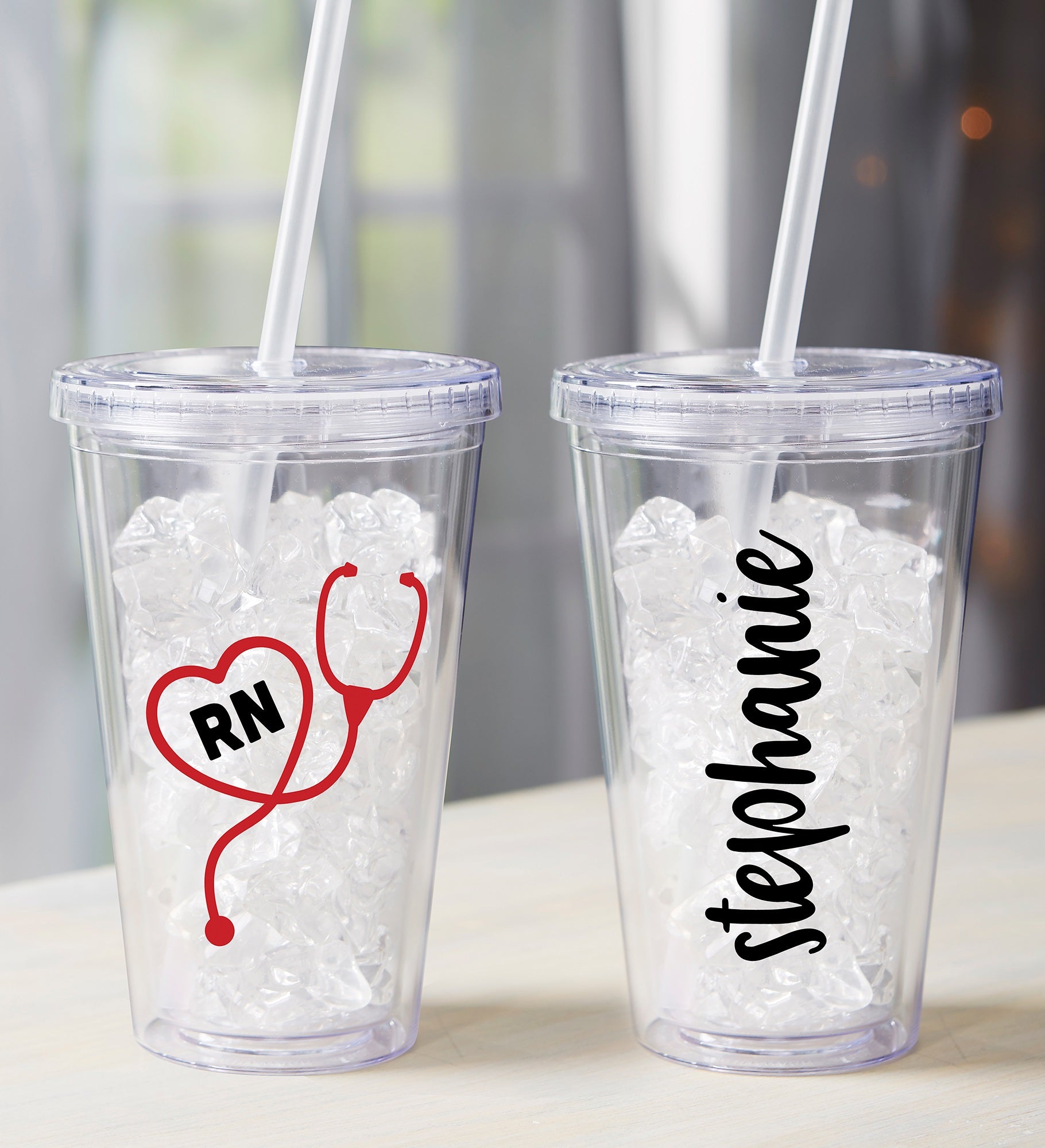 Nurse Personalized 17 oz. Acrylic Insulated Tumbler