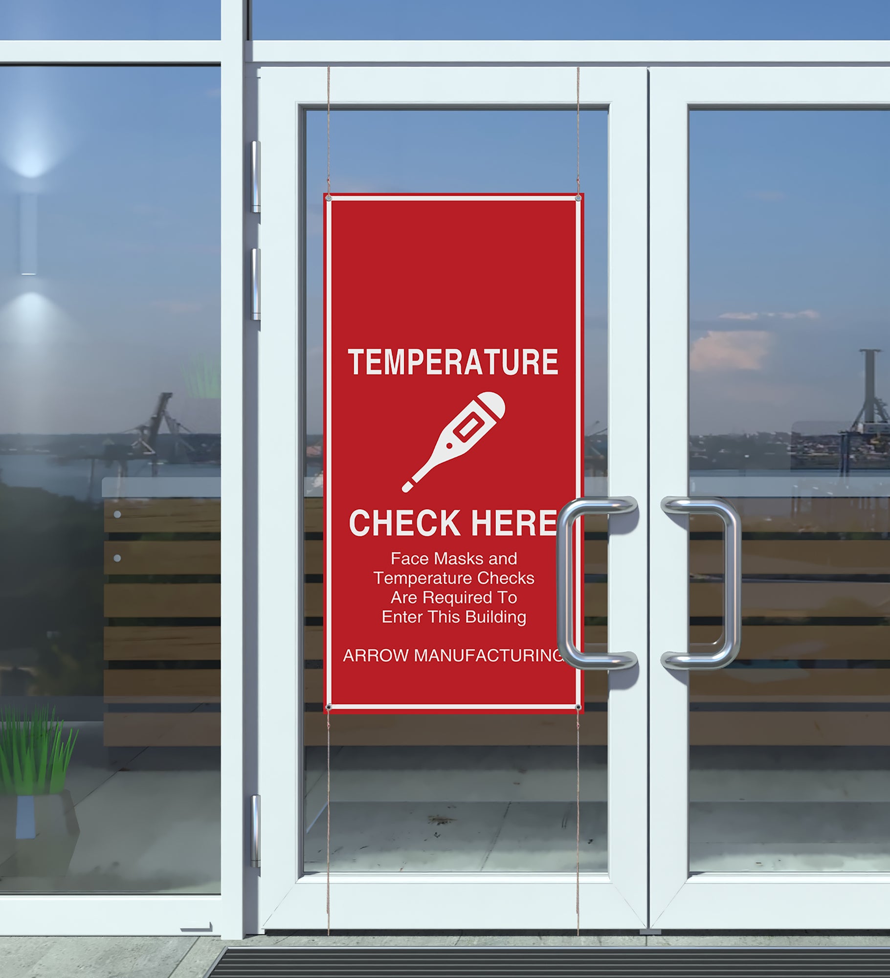 PPE Choose Your Icon Personalized Safety Door Banner