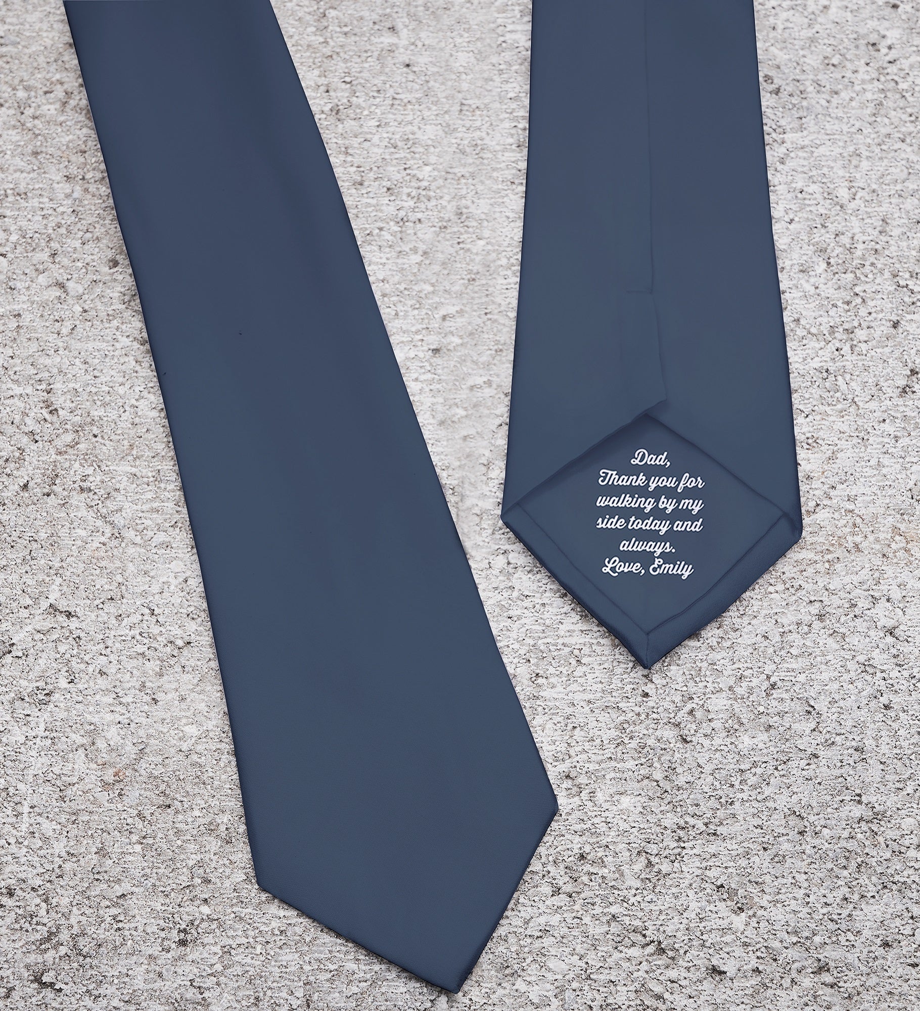 Secret Message Personalized Men's Tie