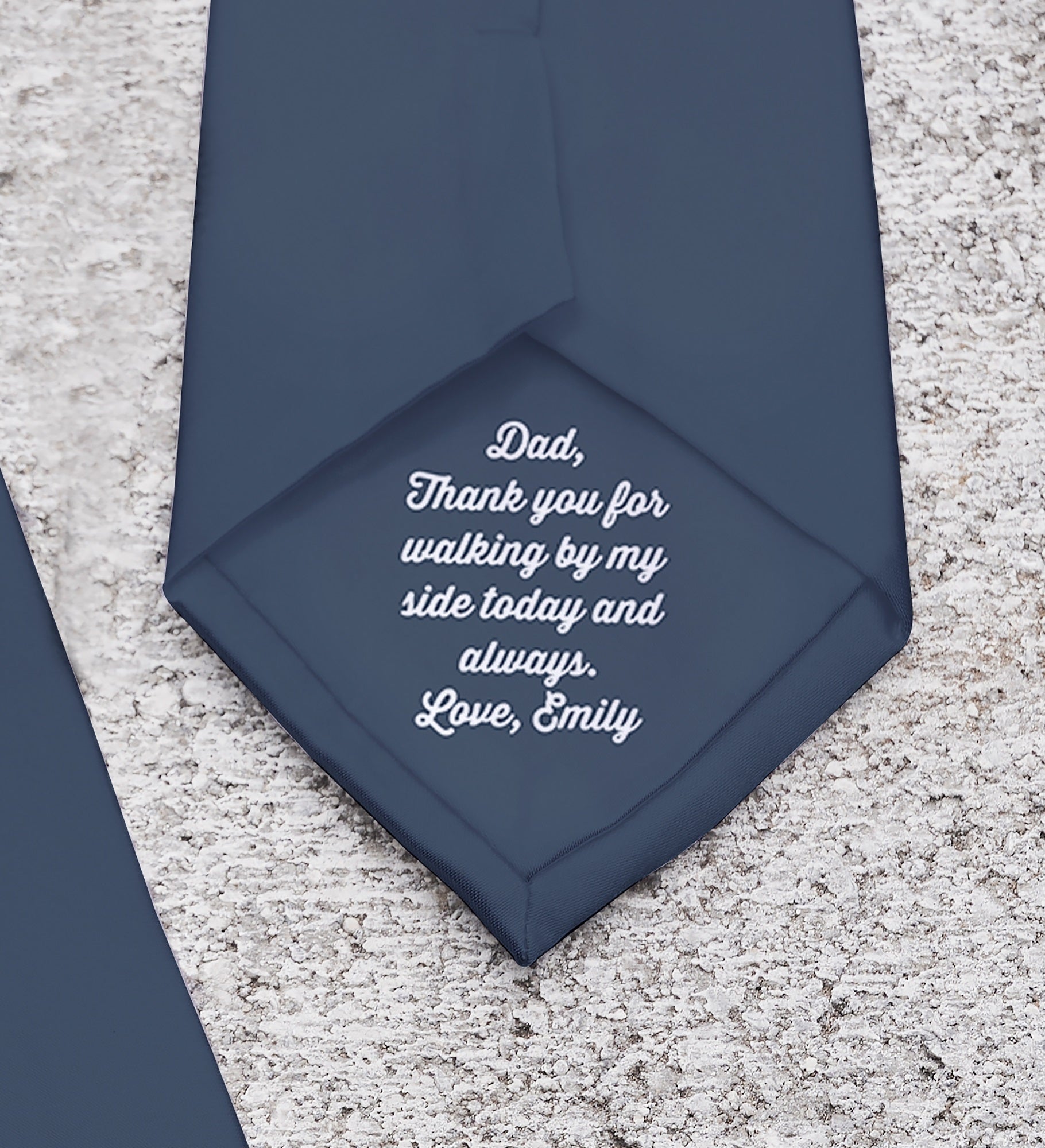 Secret Message Personalized Men's Tie