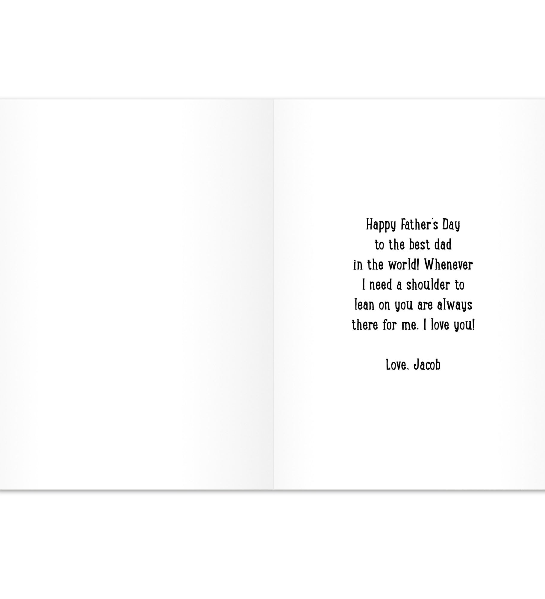 What Dads Are Made Of Personalized Greeting Card
