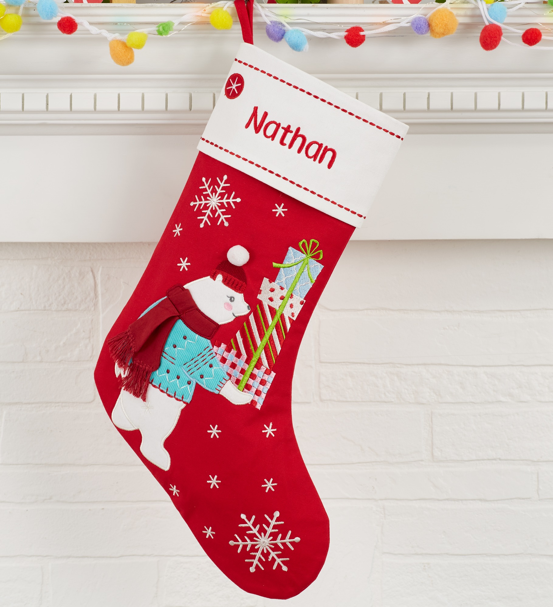 Merry Little Characters Personalized Christmas Stockings