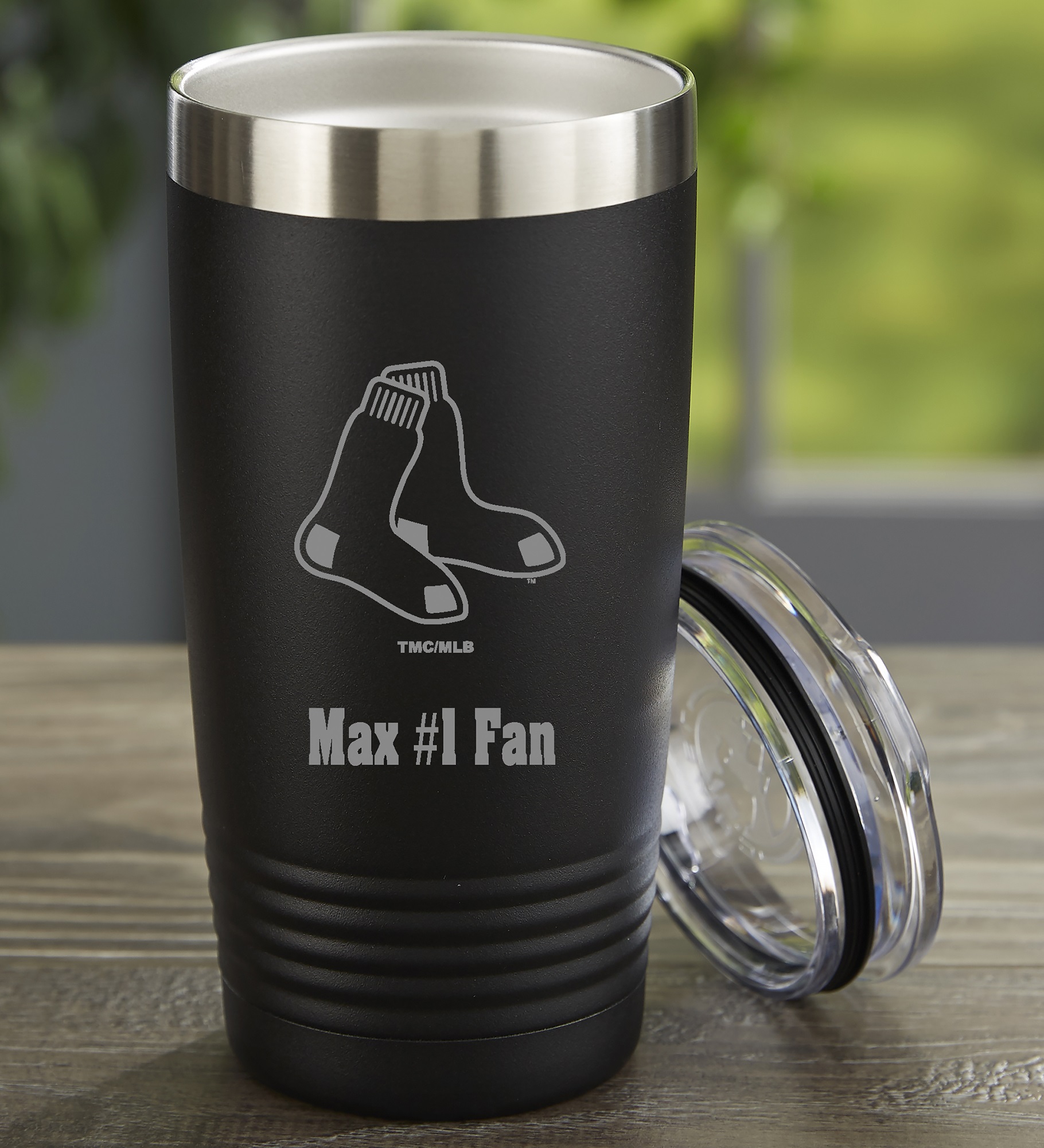 MLB Boston Red Sox Personalized Stainless Steel Tumbler