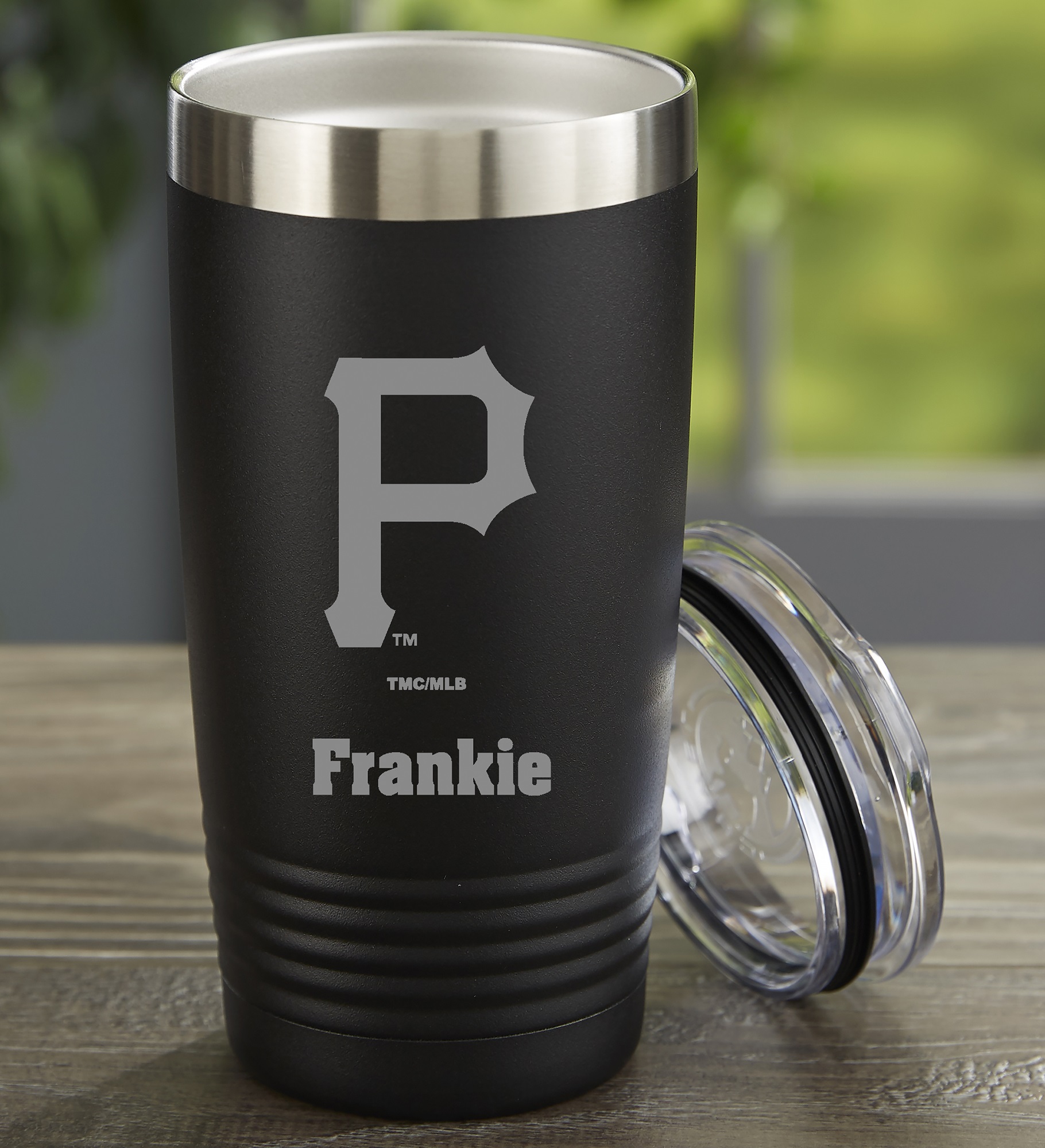MLB Pittsburgh Pirates Personalized Stainless Steel Tumbler
