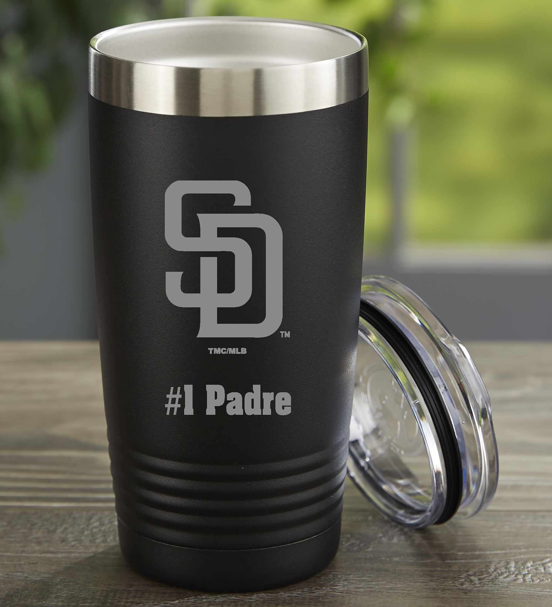 MLB San Diego Padres Personalized Stainless Steel Tumbler
