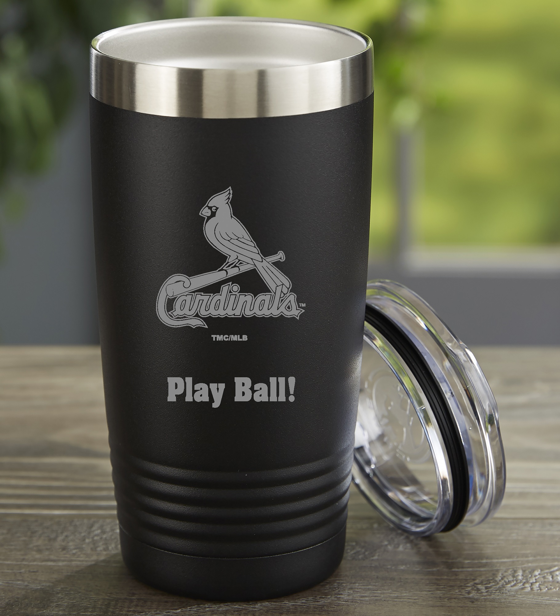 MLB St. Louis Cardinals Personalized Stainless Steel Tumbler