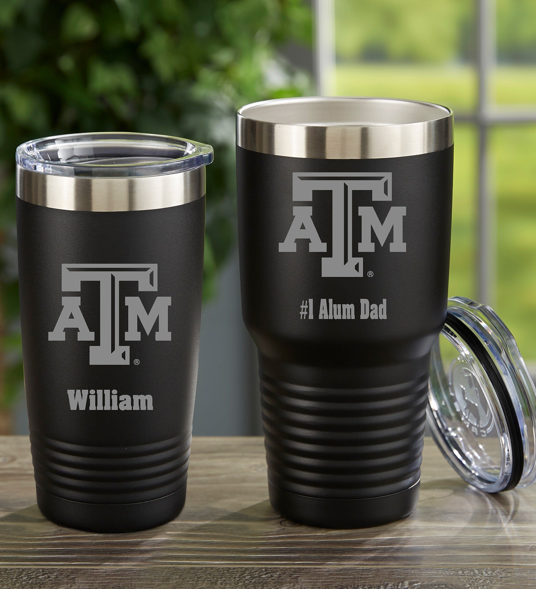 NCAA Texas A&M Aggies Personalized Stainless Steel Tumbler