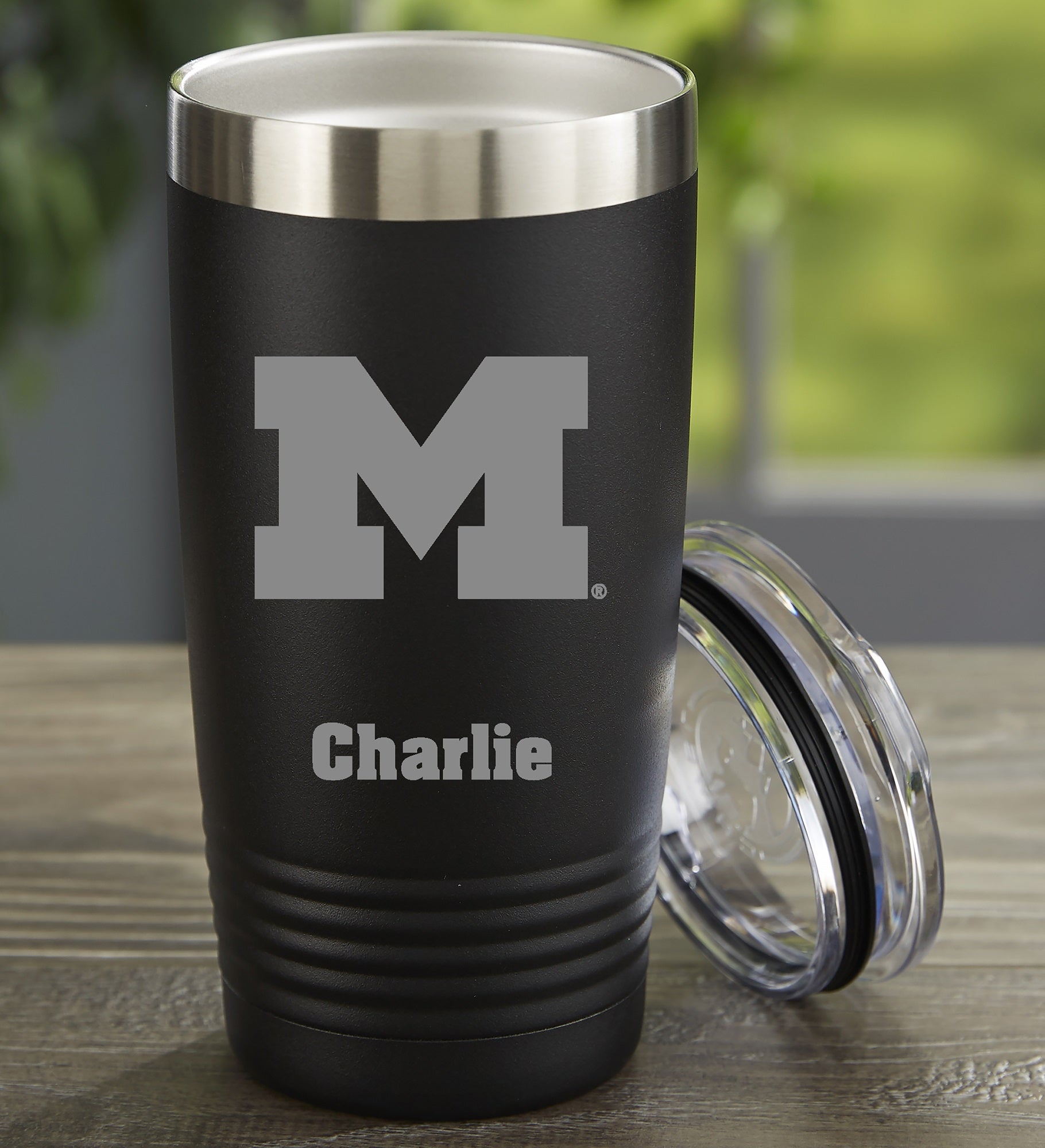 NCAA Michigan Wolverines Personalized Stainless Steel Tumbler