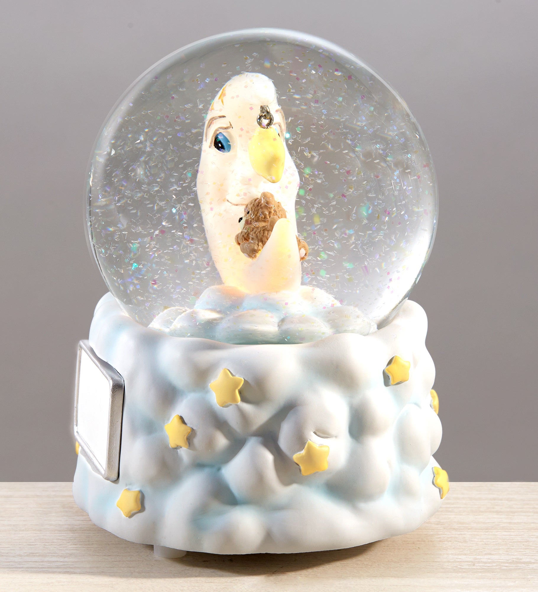 Moon and Stars Personalized Snow Globe