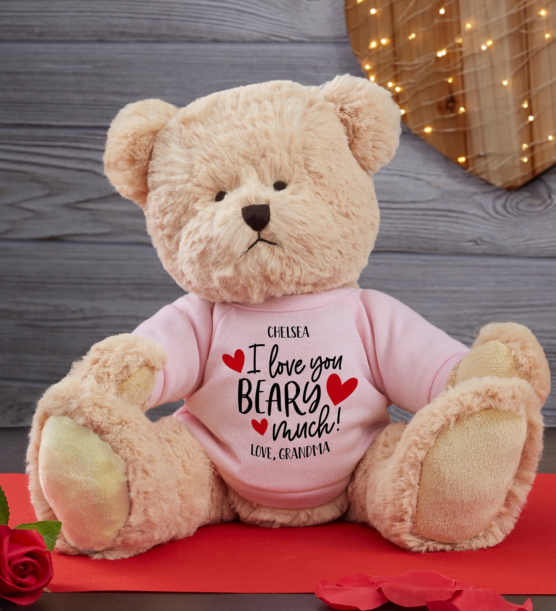 I Love You Beary Much Personalized Teddy Bear