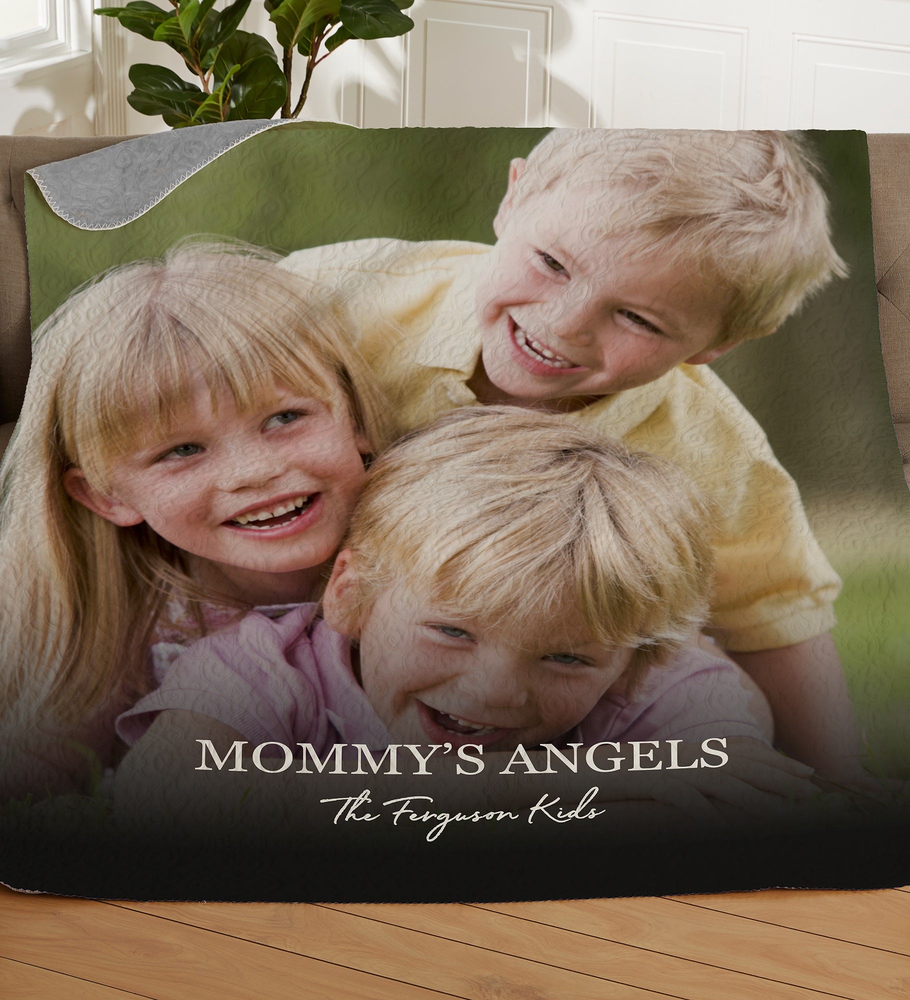 Photo & Message For Her Personalized Blanket