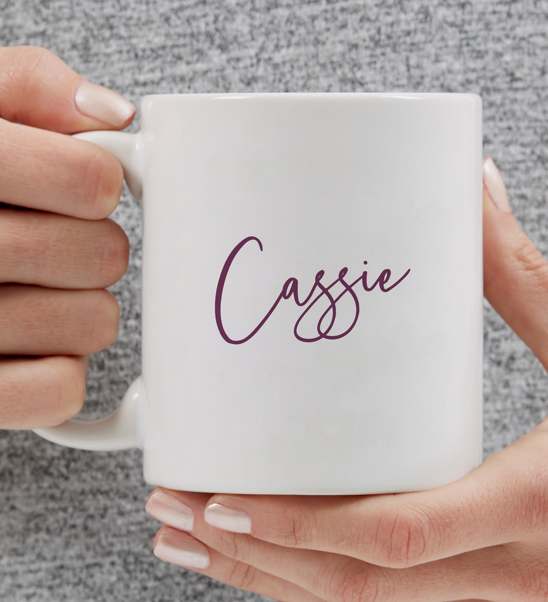 Trendy Script Name Personalized Coffee Mugs