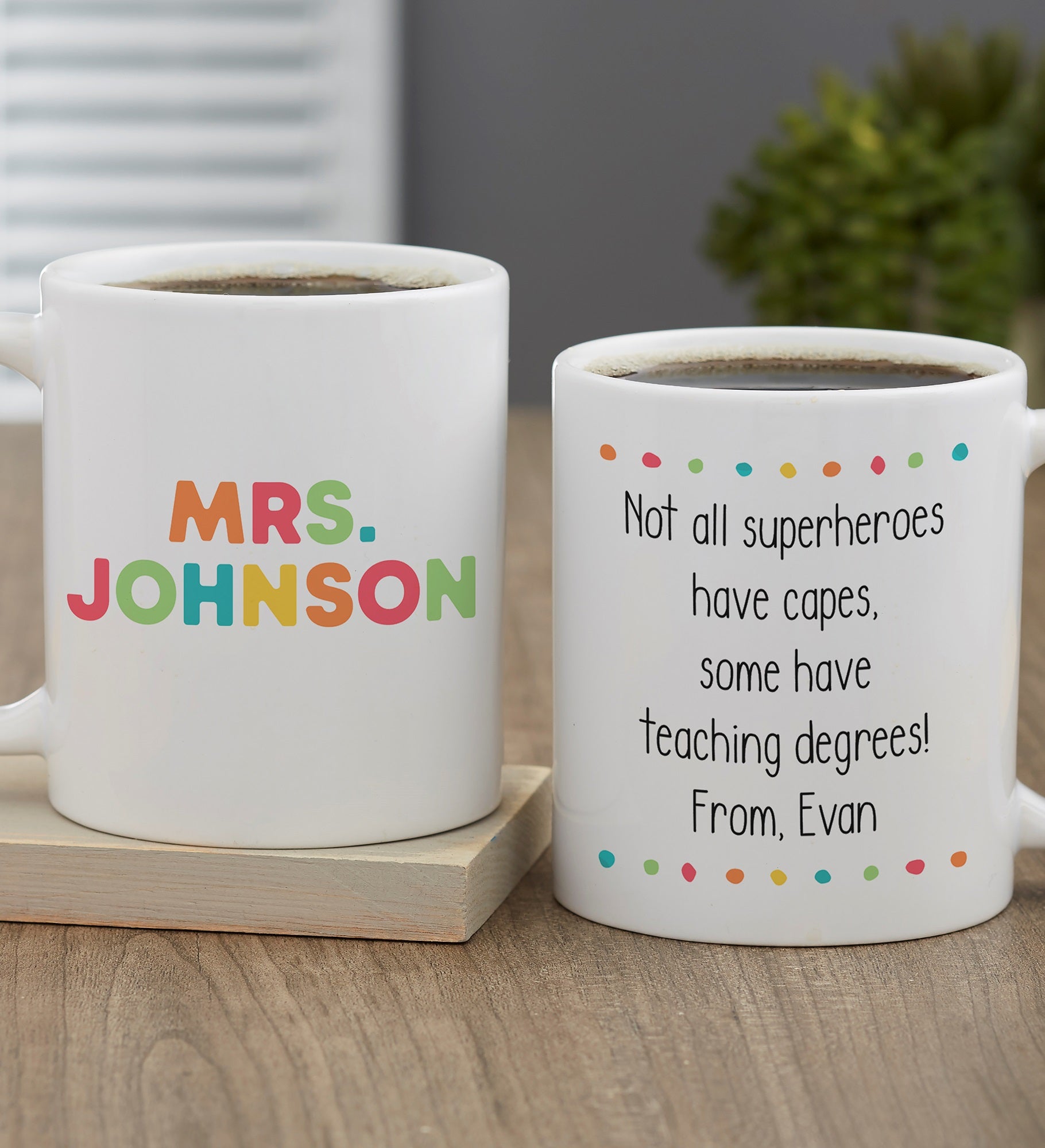 Teacher's Classroom Personalized Coffee Mugs
