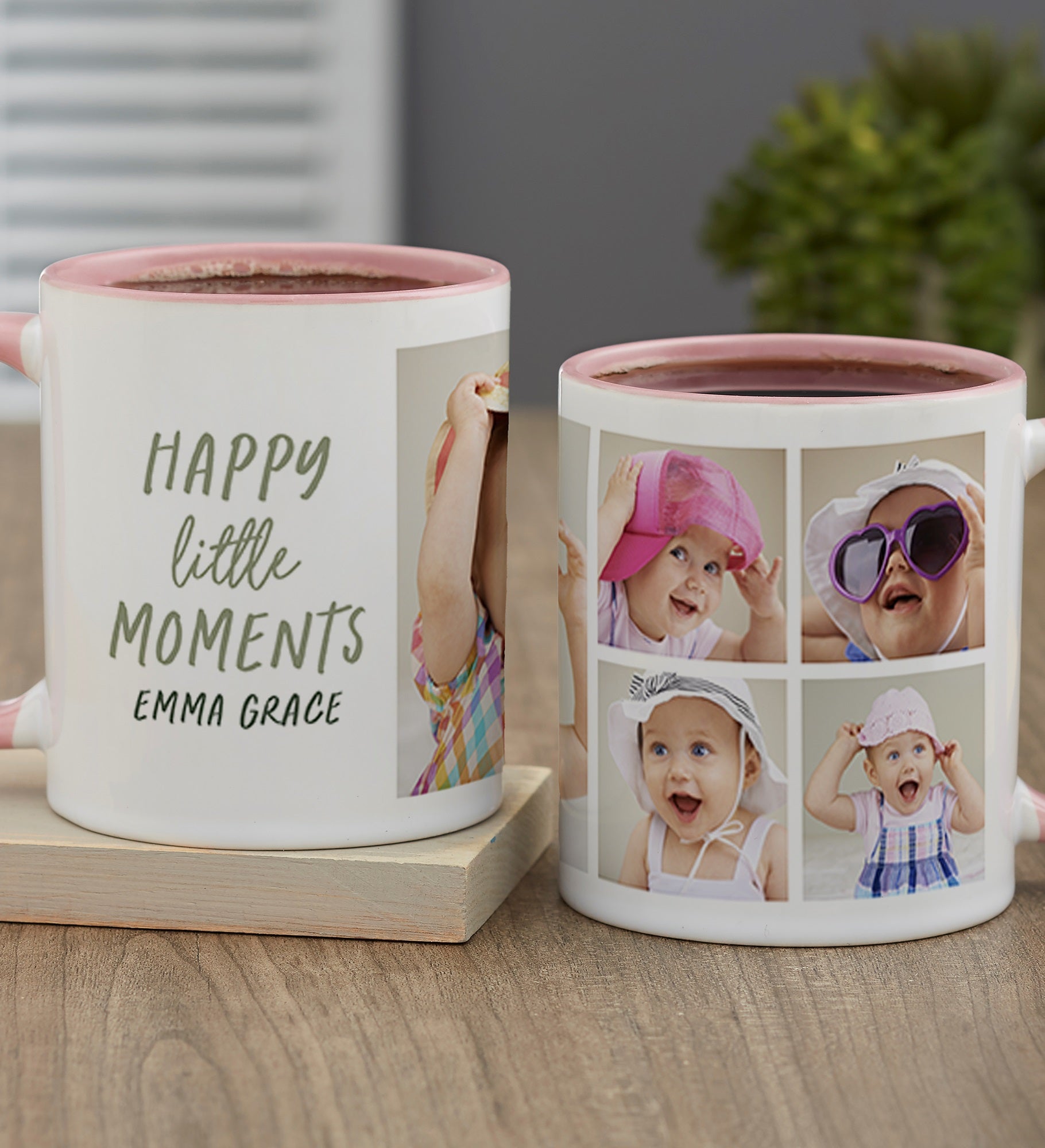 Happy Little Moments Personalized Photo Coffee Mugs