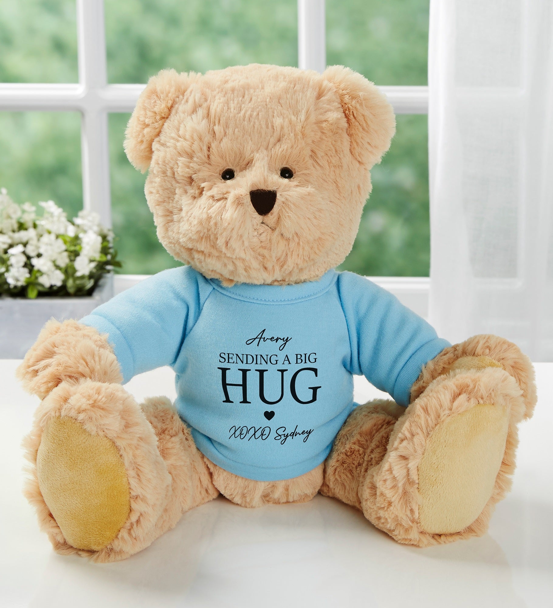 Sending Hugs Personalized Teddy Bear