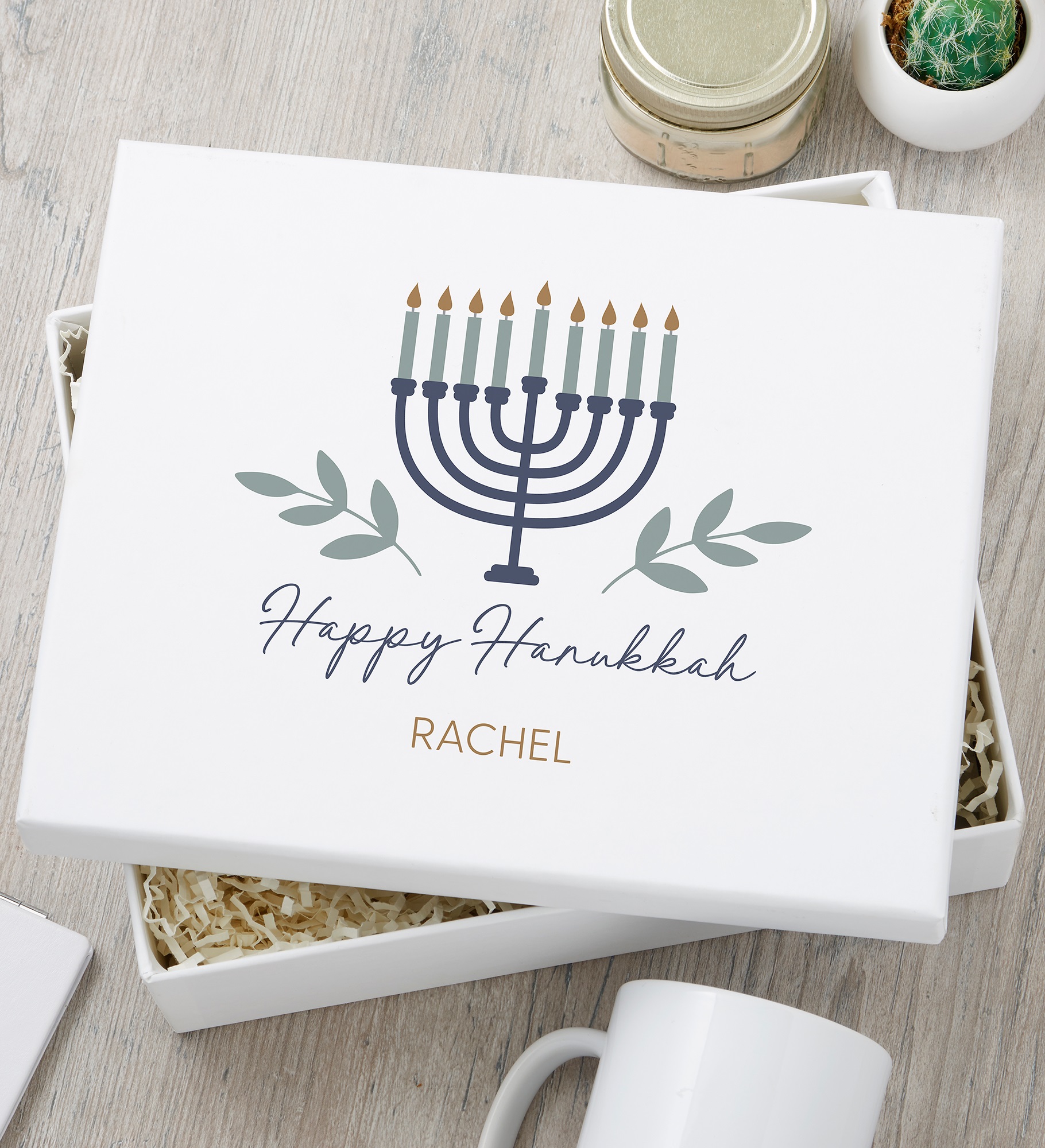 Spirit of Hanukkah Personalized Gift Box