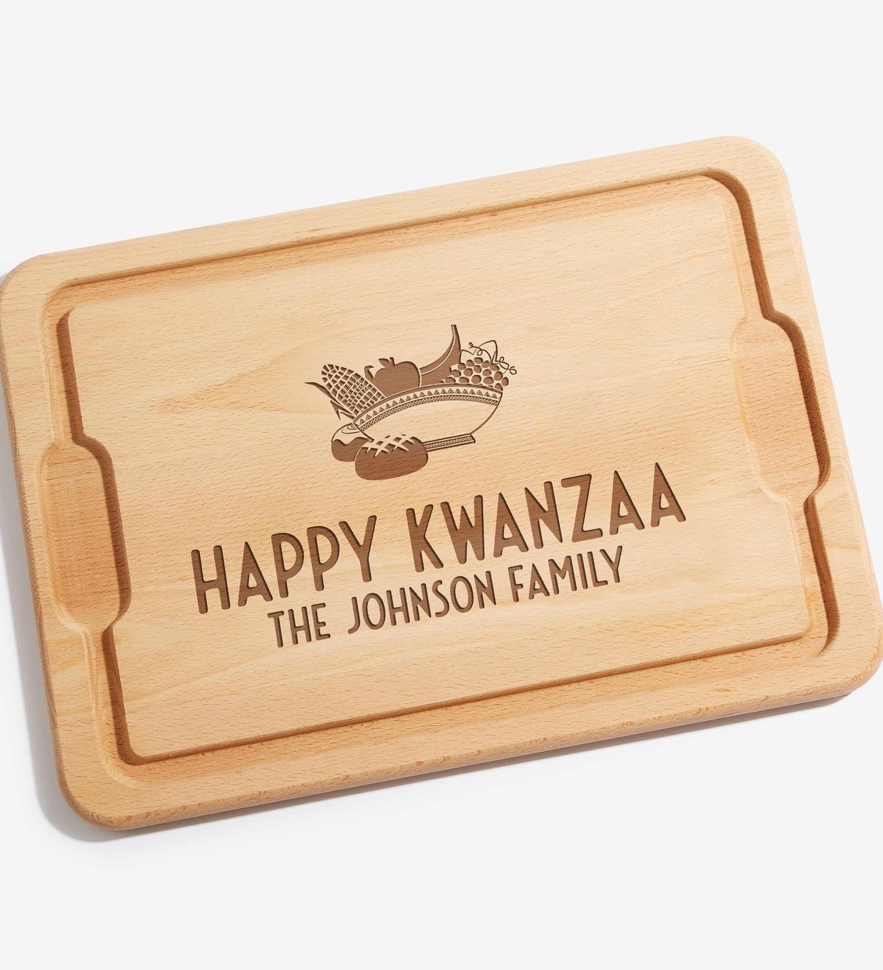 Kwanzaa Personalized Hardwood Cutting Boards