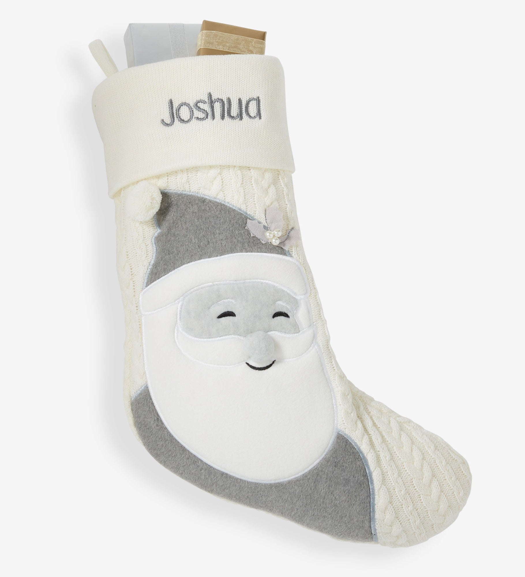 Winter Bliss Embroidered Christmas Stockings