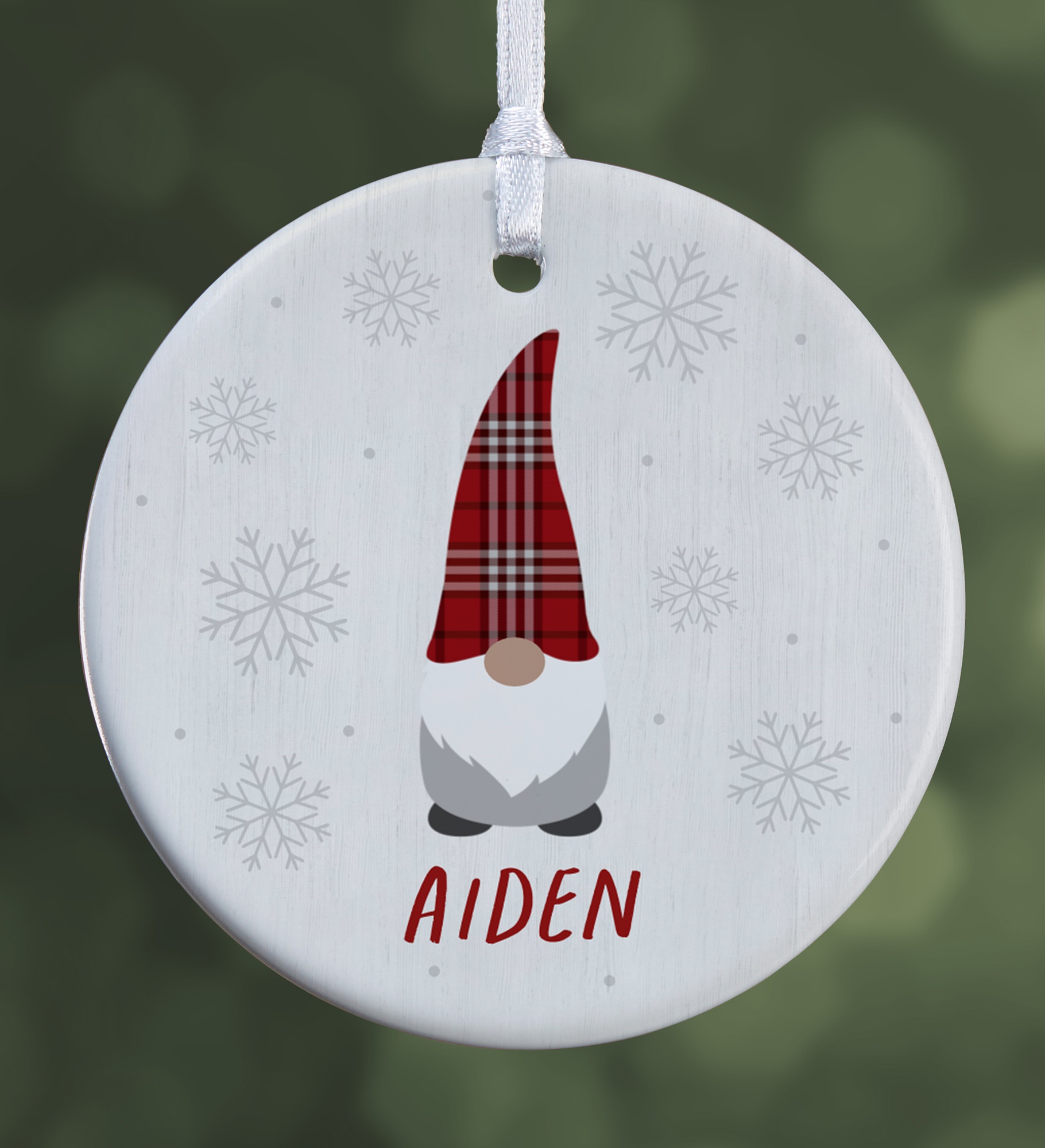 Christmas Gnome Personalized Ornament