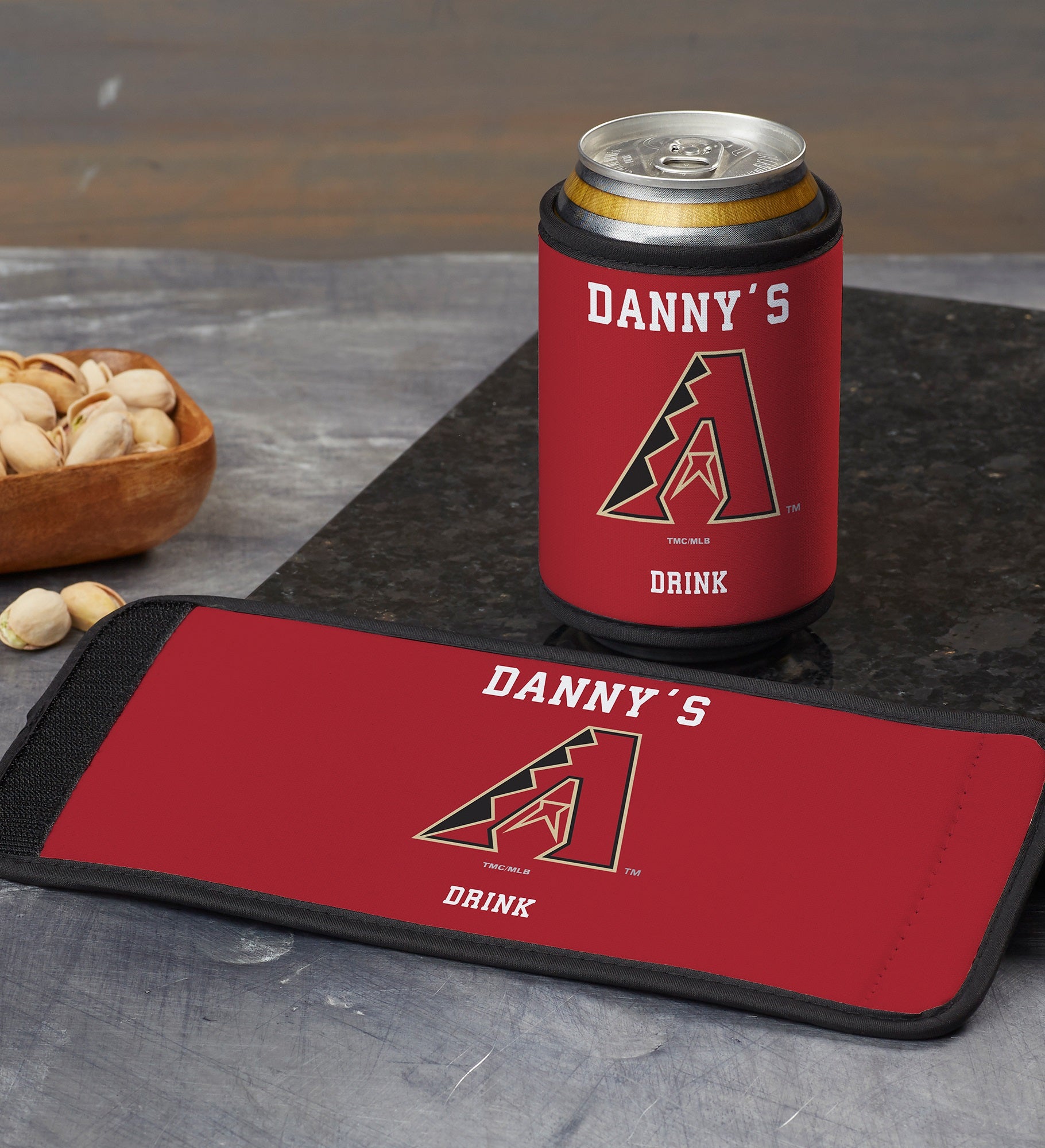 MLB Arizona Diamondbacks Personalized Can & Bottle Wrap