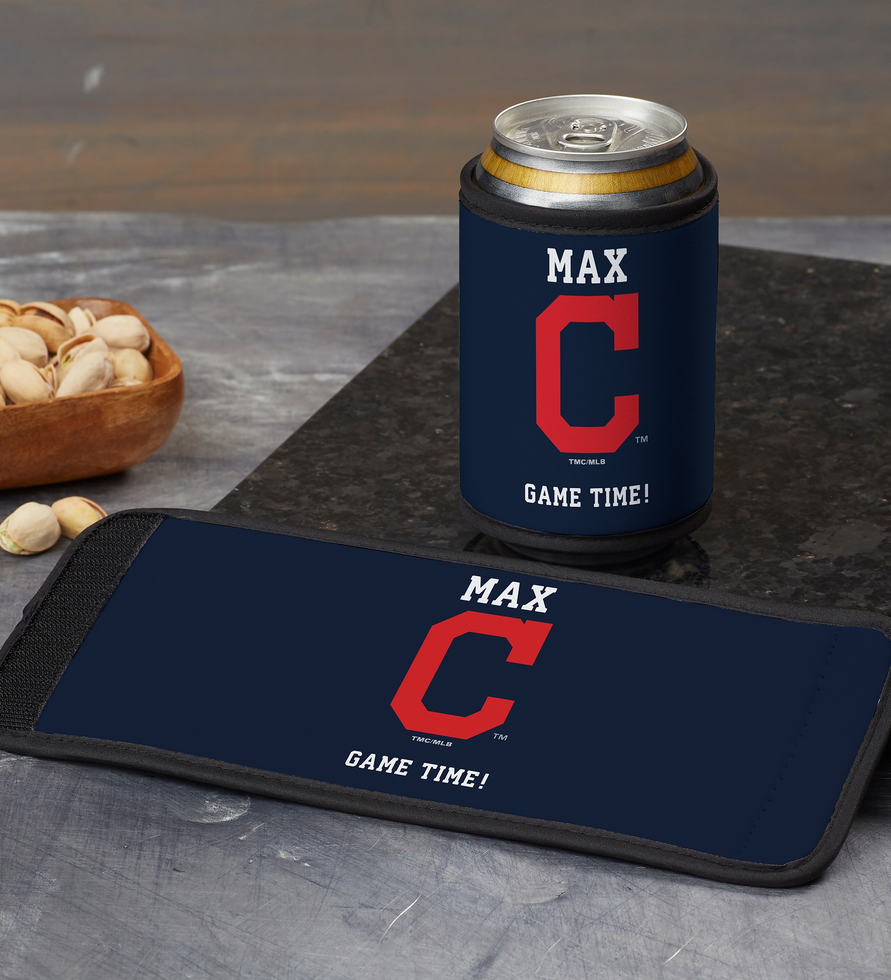 MLB Cleveland Guardians Personalized Can & Bottle Wrap