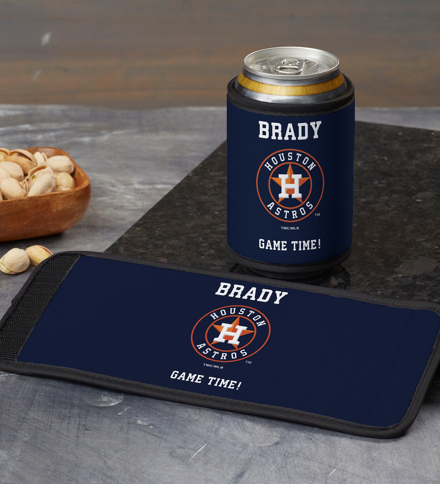 MLB Houston Astros Personalized Can & Bottle Wrap
