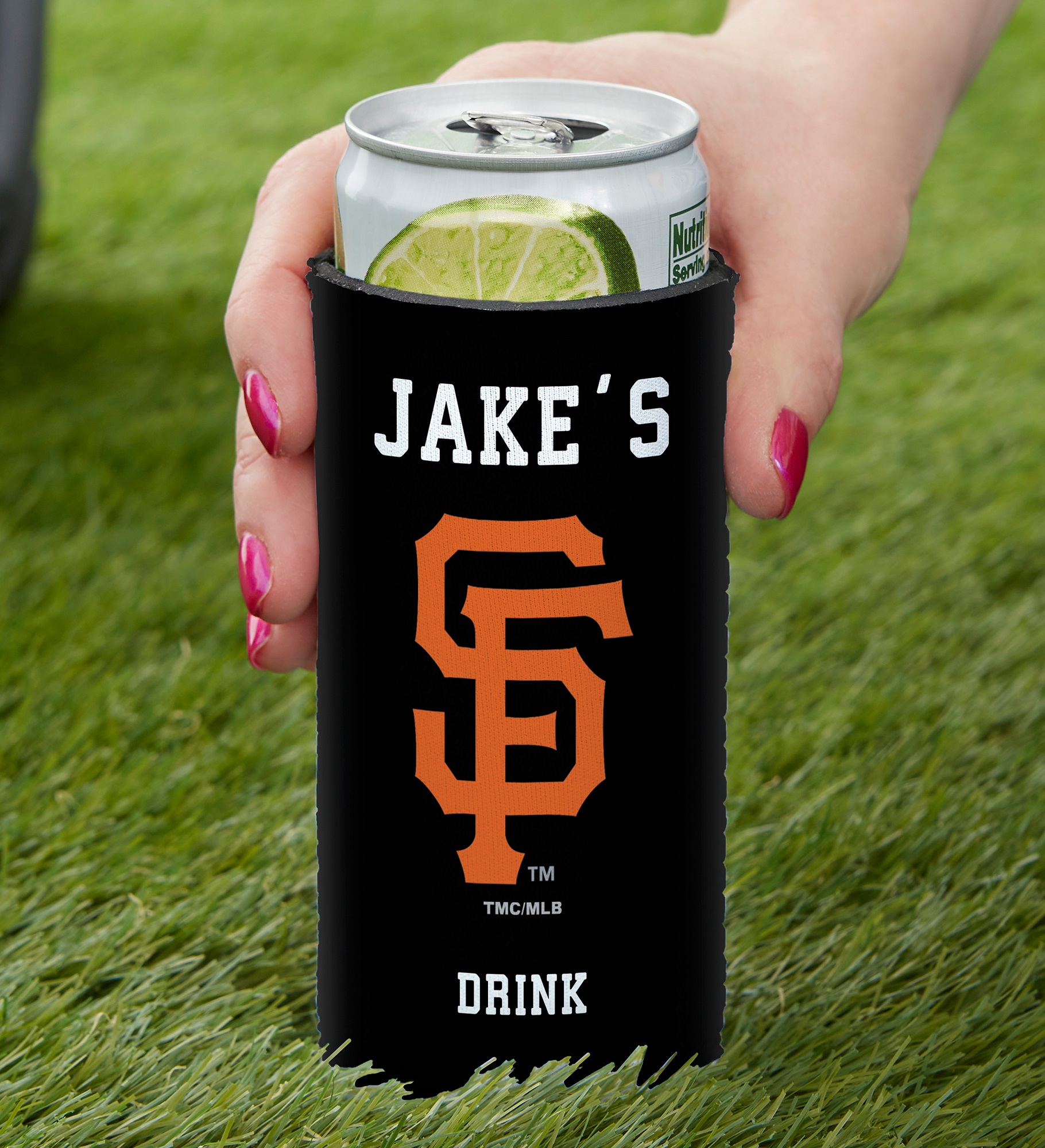 MLB San Francisco Giants Personalized Slim Can Holder