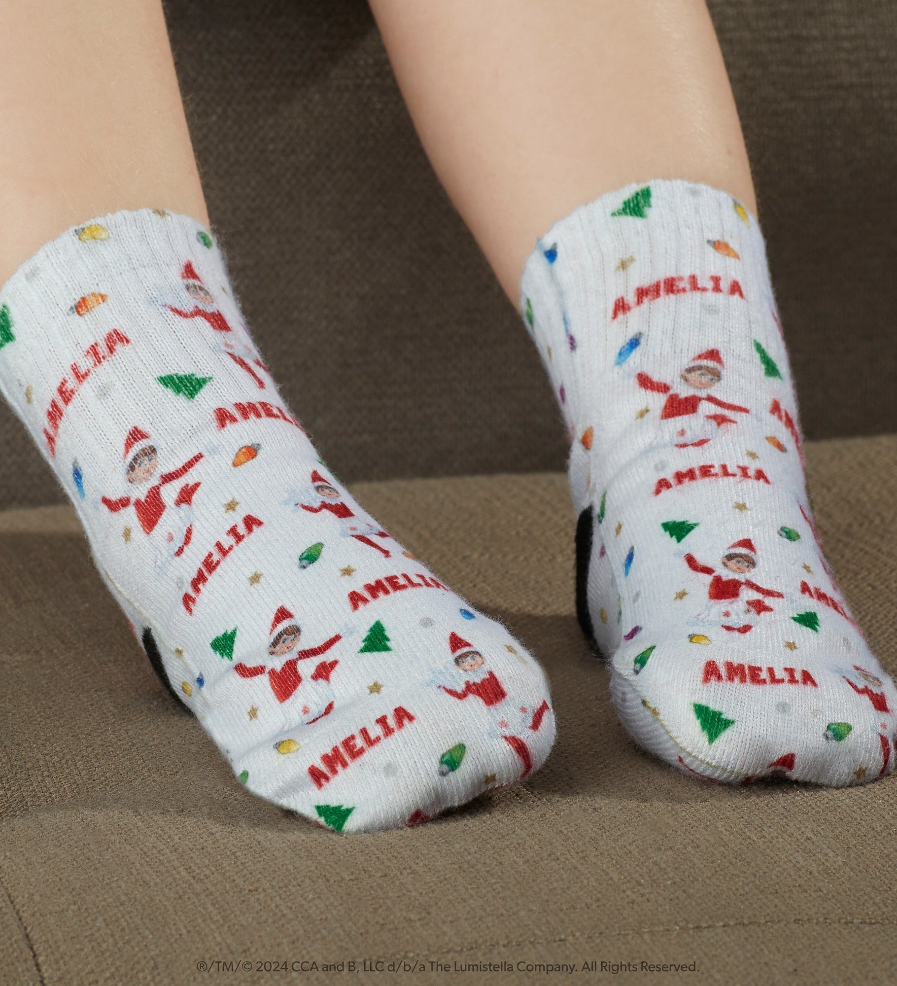 The Elf on the Shelf® Personalized Toddler Christmas Socks