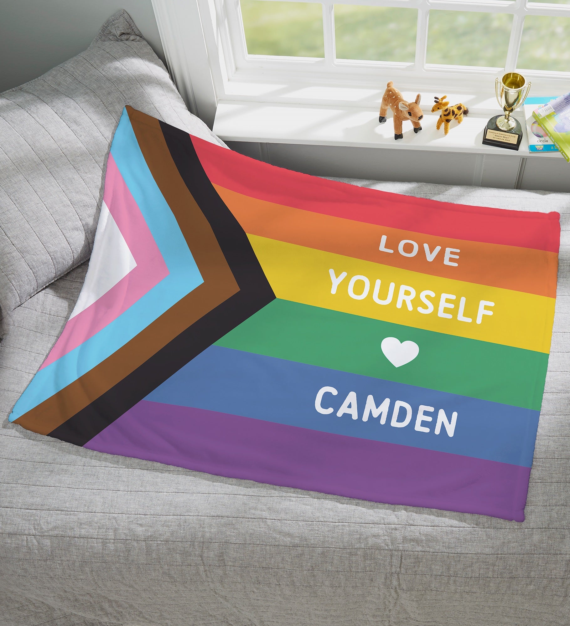 Love Yourself Personalized Blanket