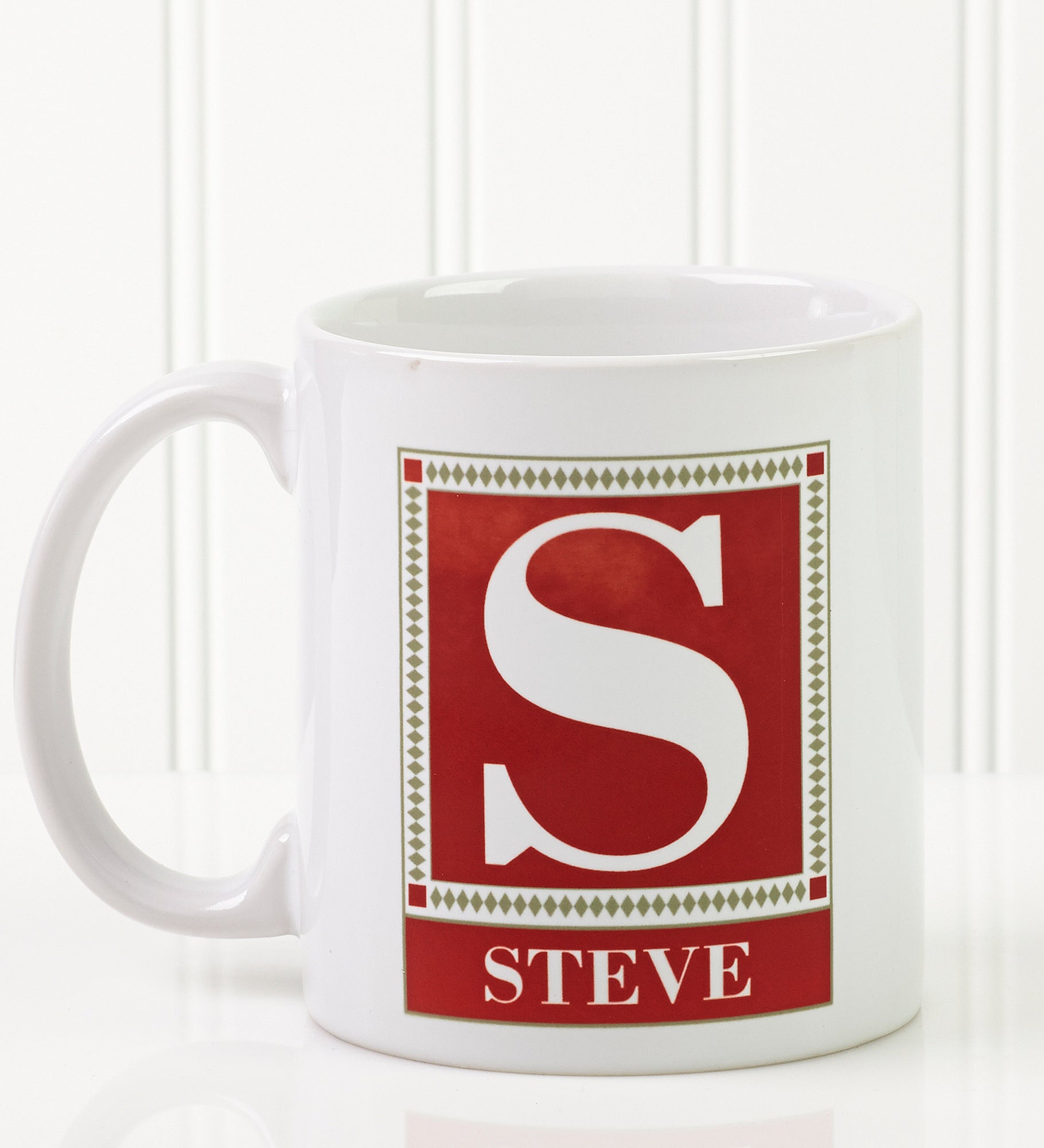 Letter Monogram Personalized Coffee Mug