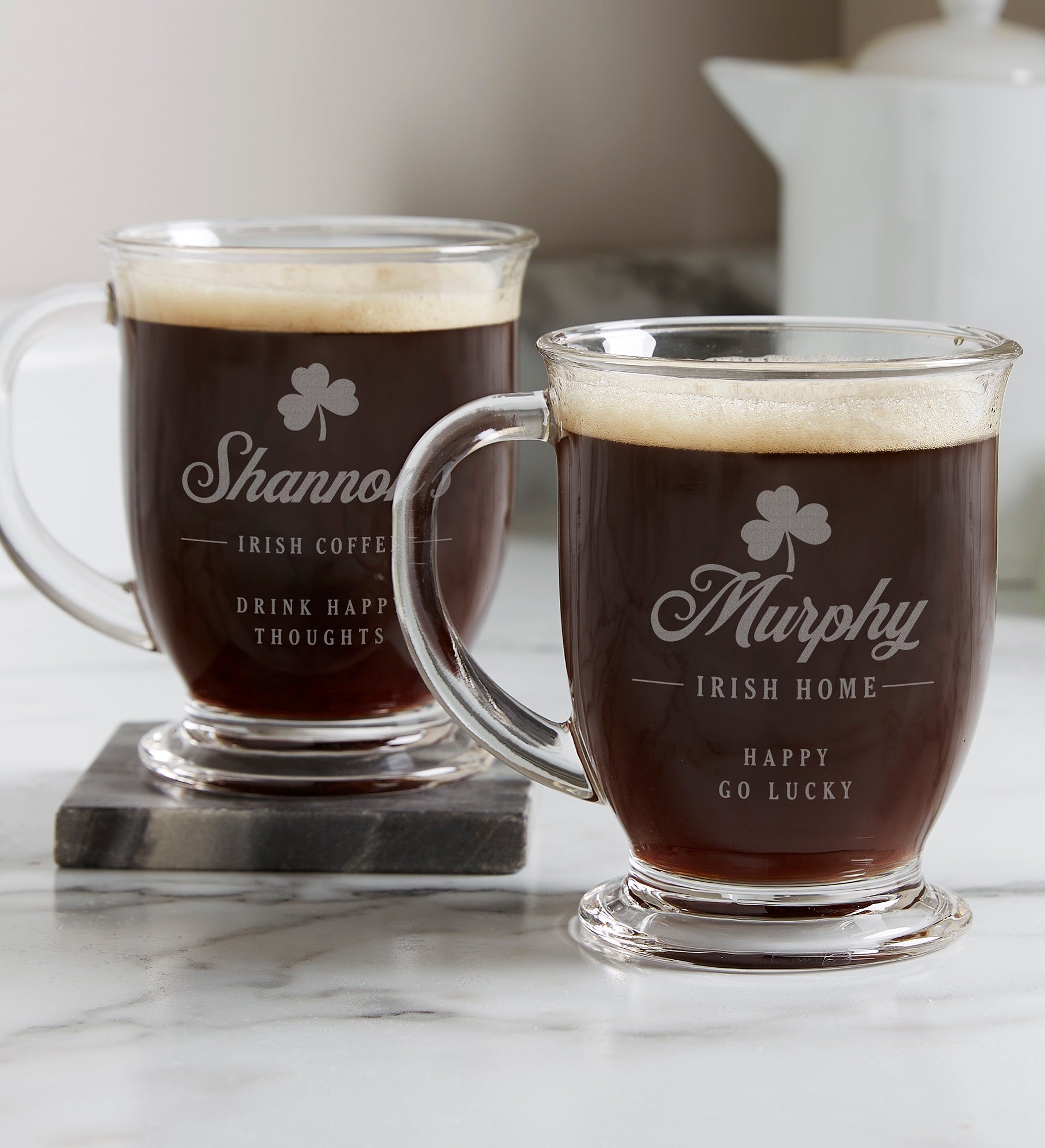 Irish Home Personalized 16 oz. Glass Mug