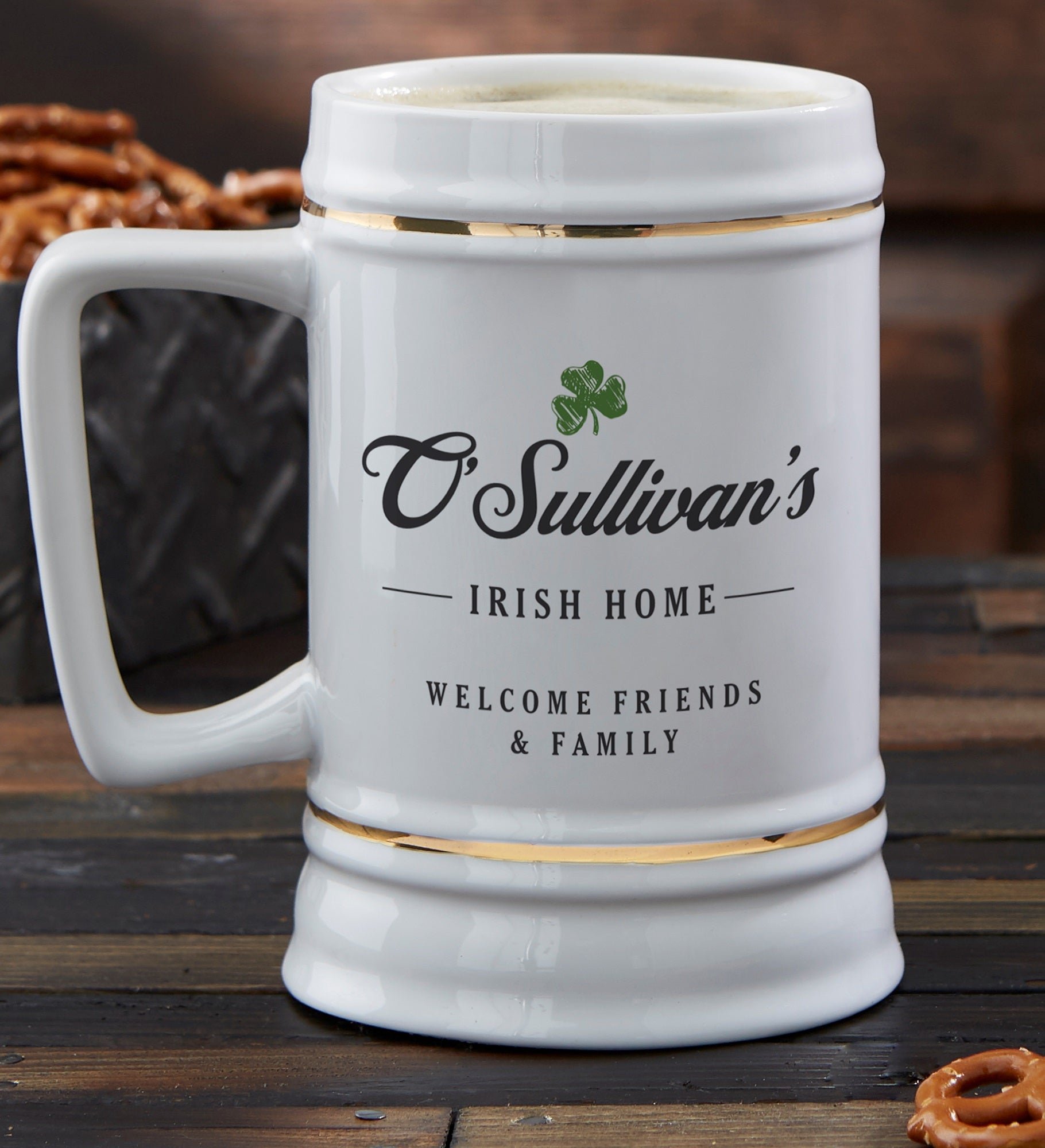 Irish Home Personalized Beer Stein
