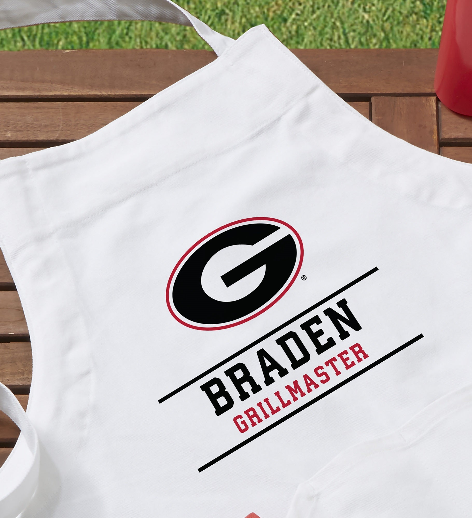 NCAA Georgia Bulldogs Personalized Apron