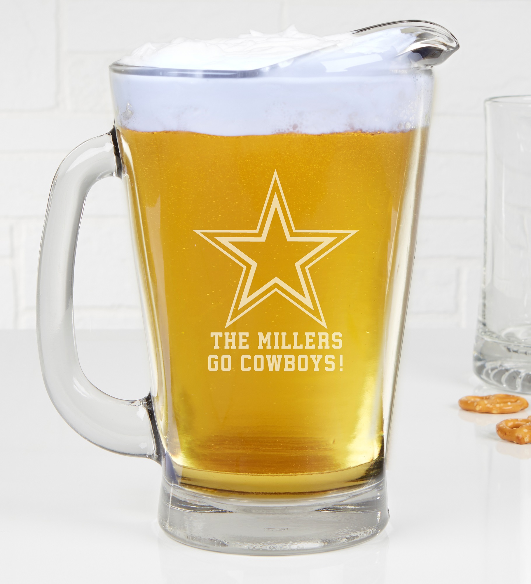 NFL Dallas Cowboys Personalized Beer Pitcher