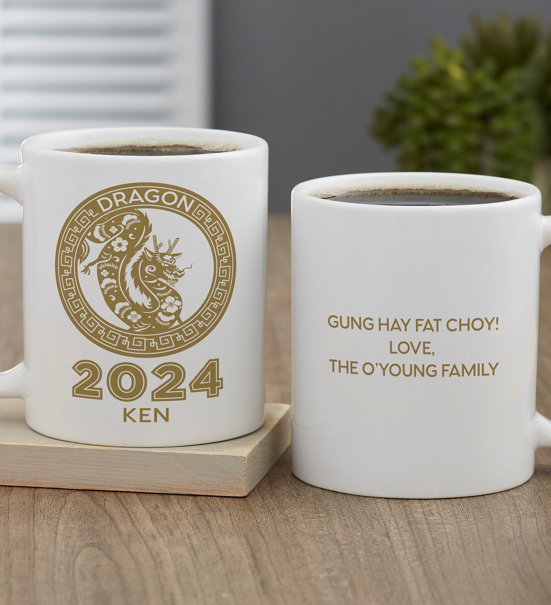 Lunar New Year Personalized Coffee Mugs   