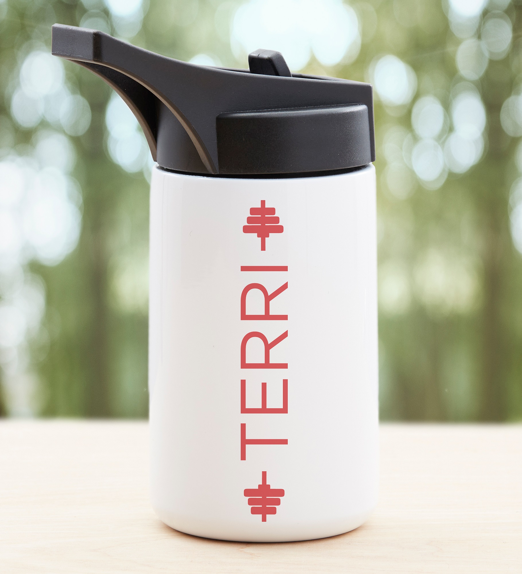 Fitness Fan Personalized Double-Wall Vacuum Insulated Water Bottle