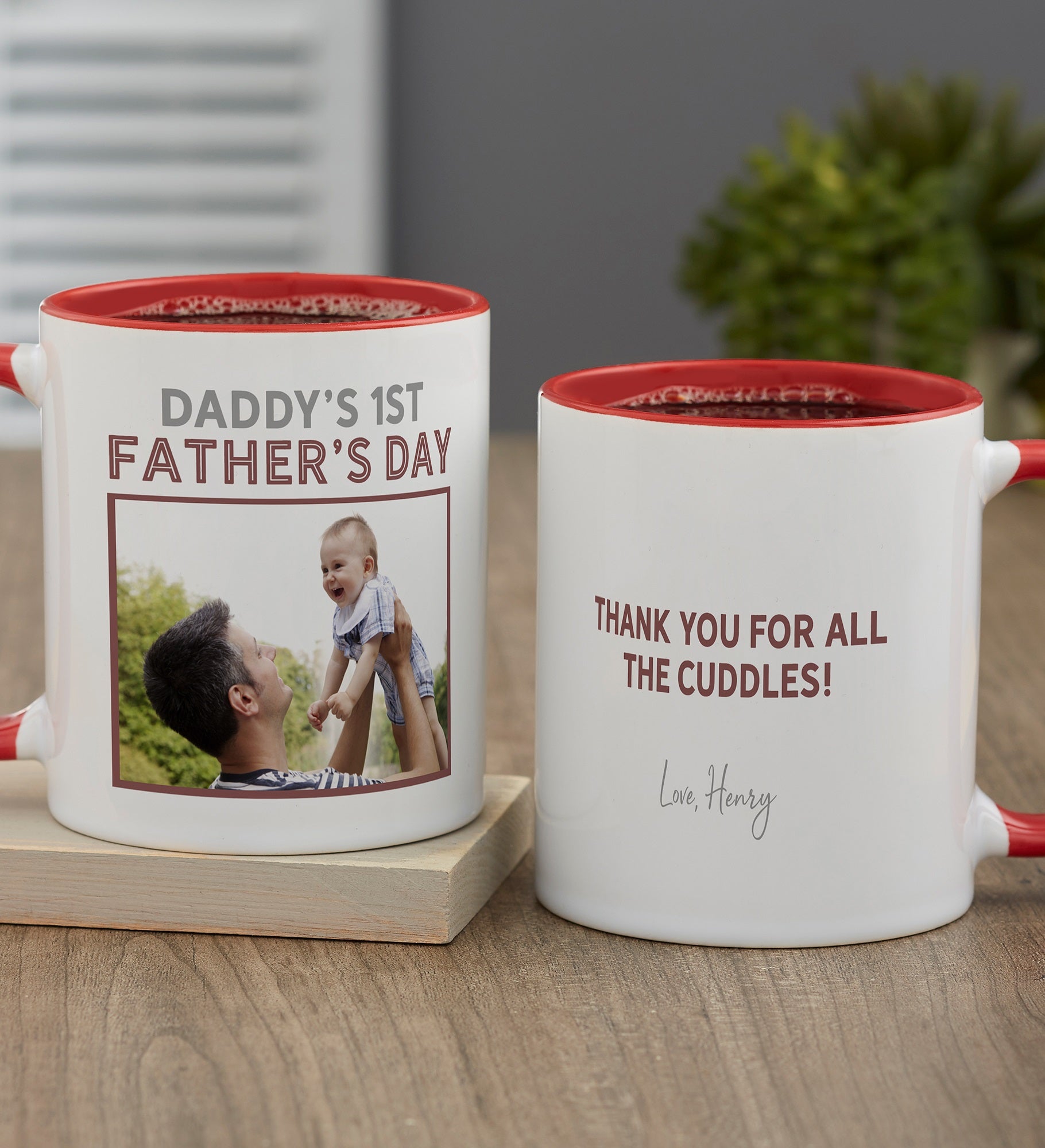 First Father's Day Personalized Coffee Mug
