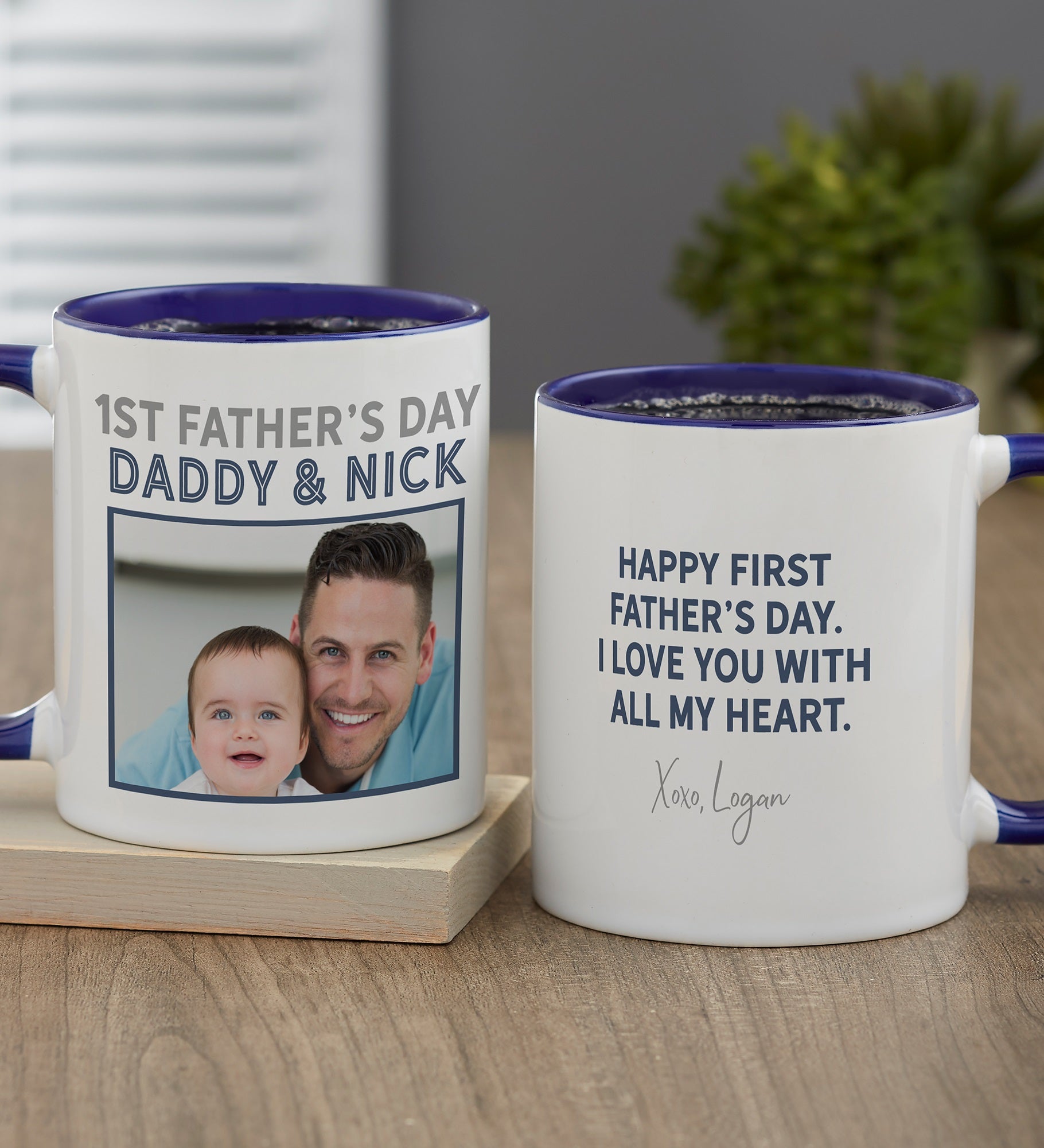 First Father's Day Personalized Coffee Mug