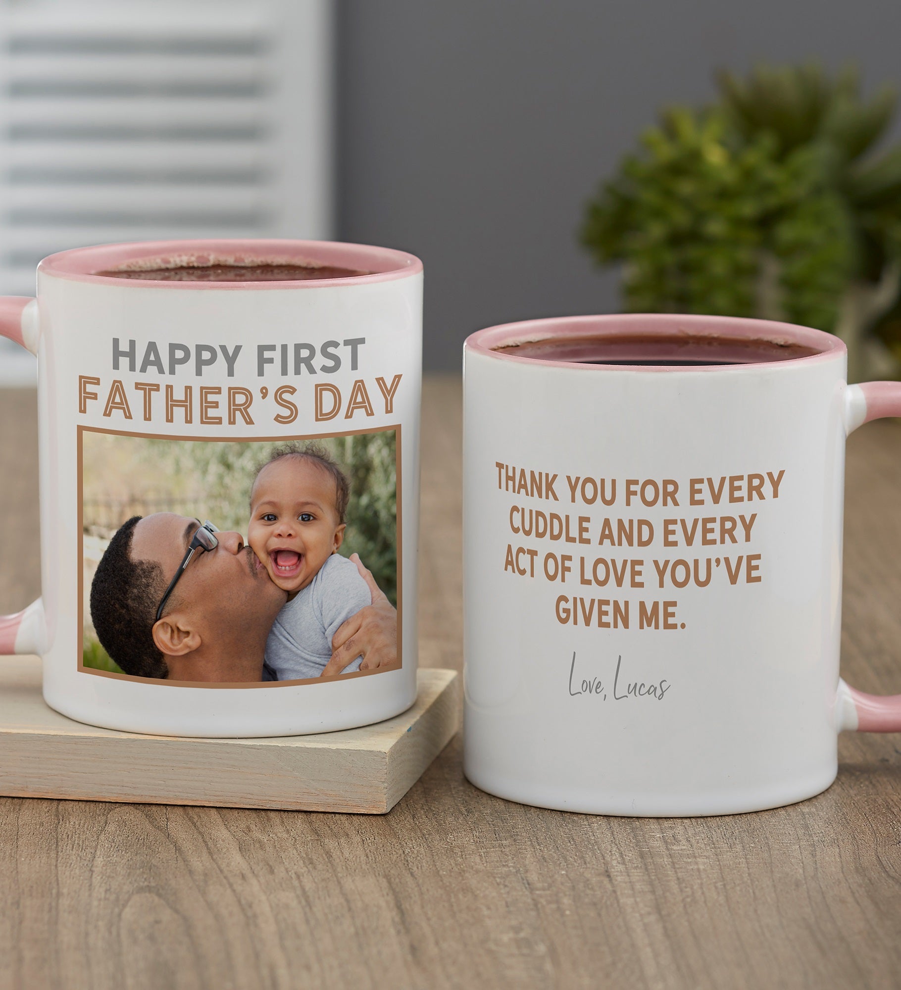 First Father's Day Personalized Coffee Mug