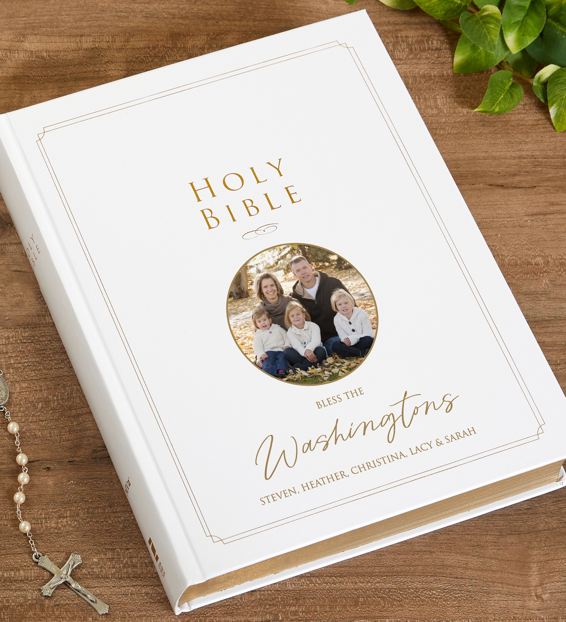 NIV Photo Personalized Family Holy Bible