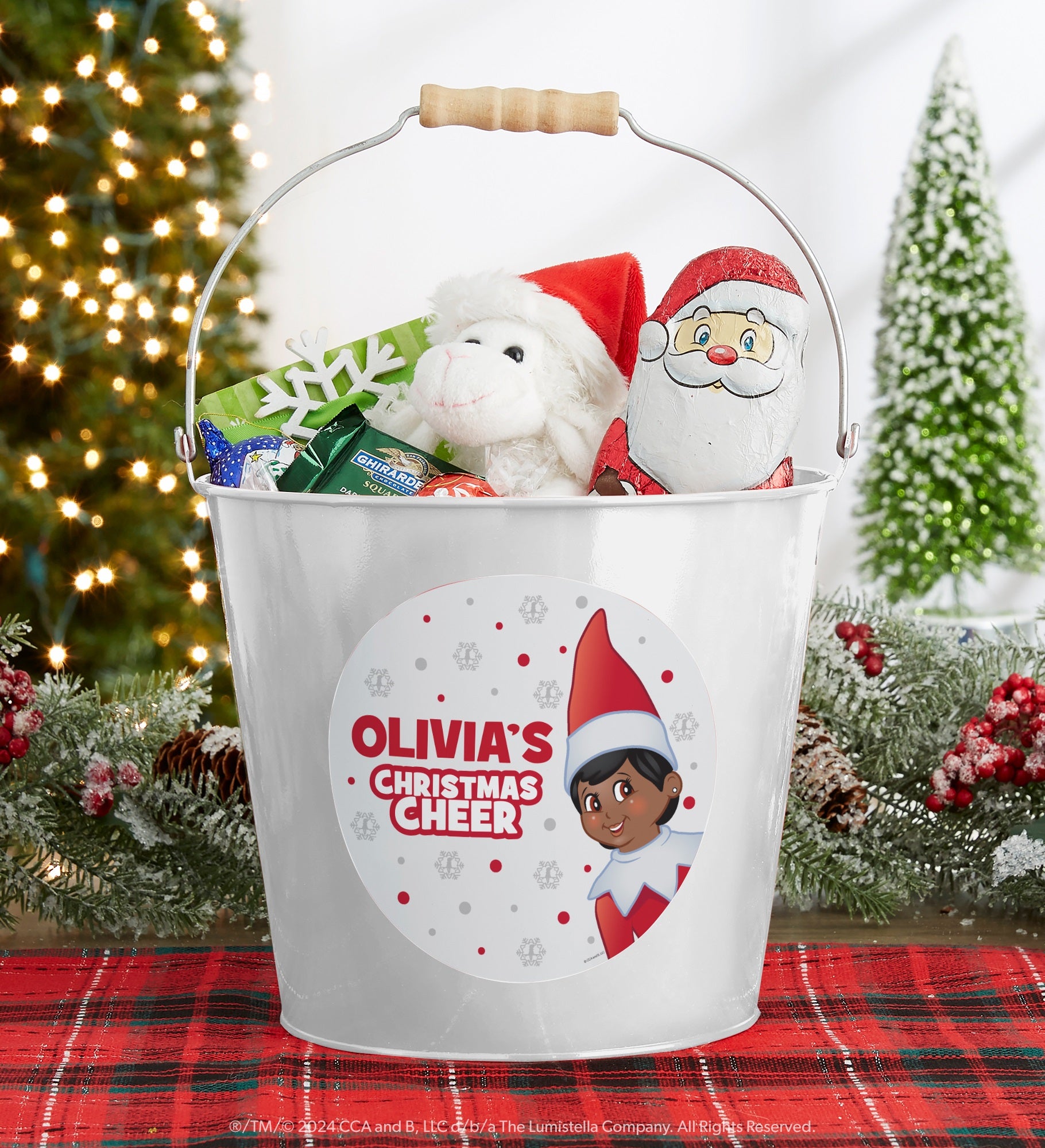 The Elf on the Shelf® Personalized Metal Buckets