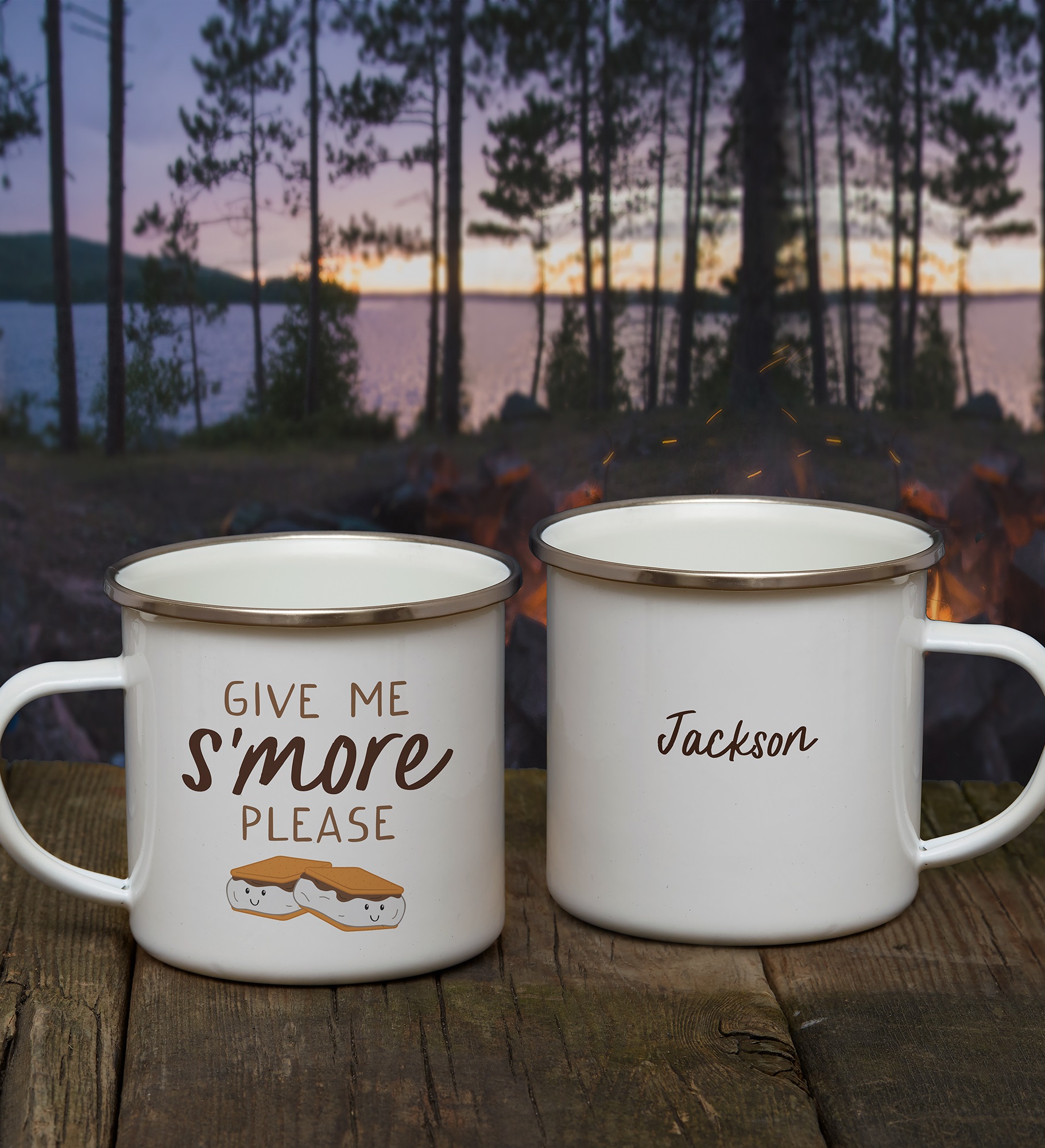 S'mores Personalized Camping Mug