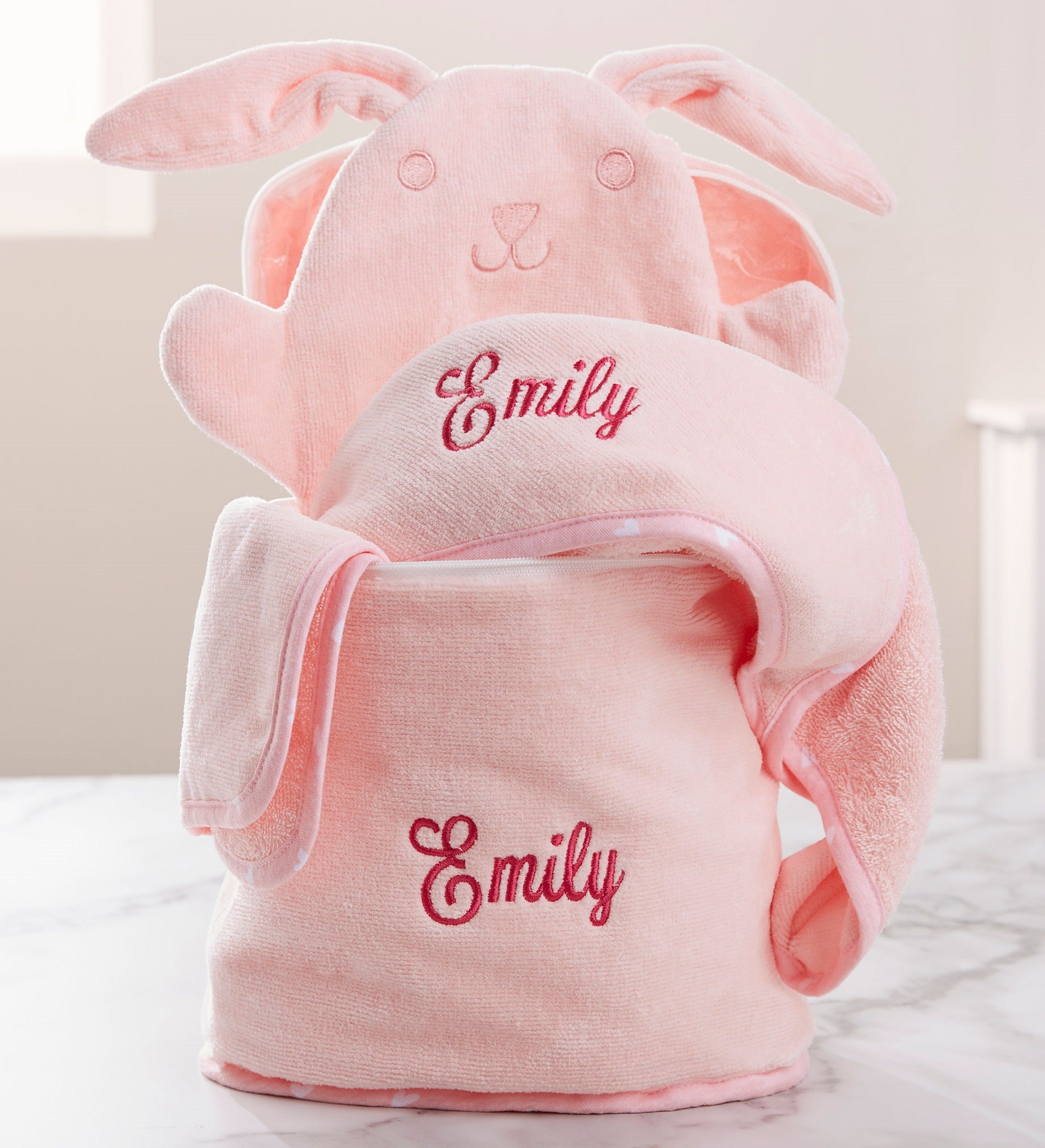Baby Embroidered 4-Piece Bath Set