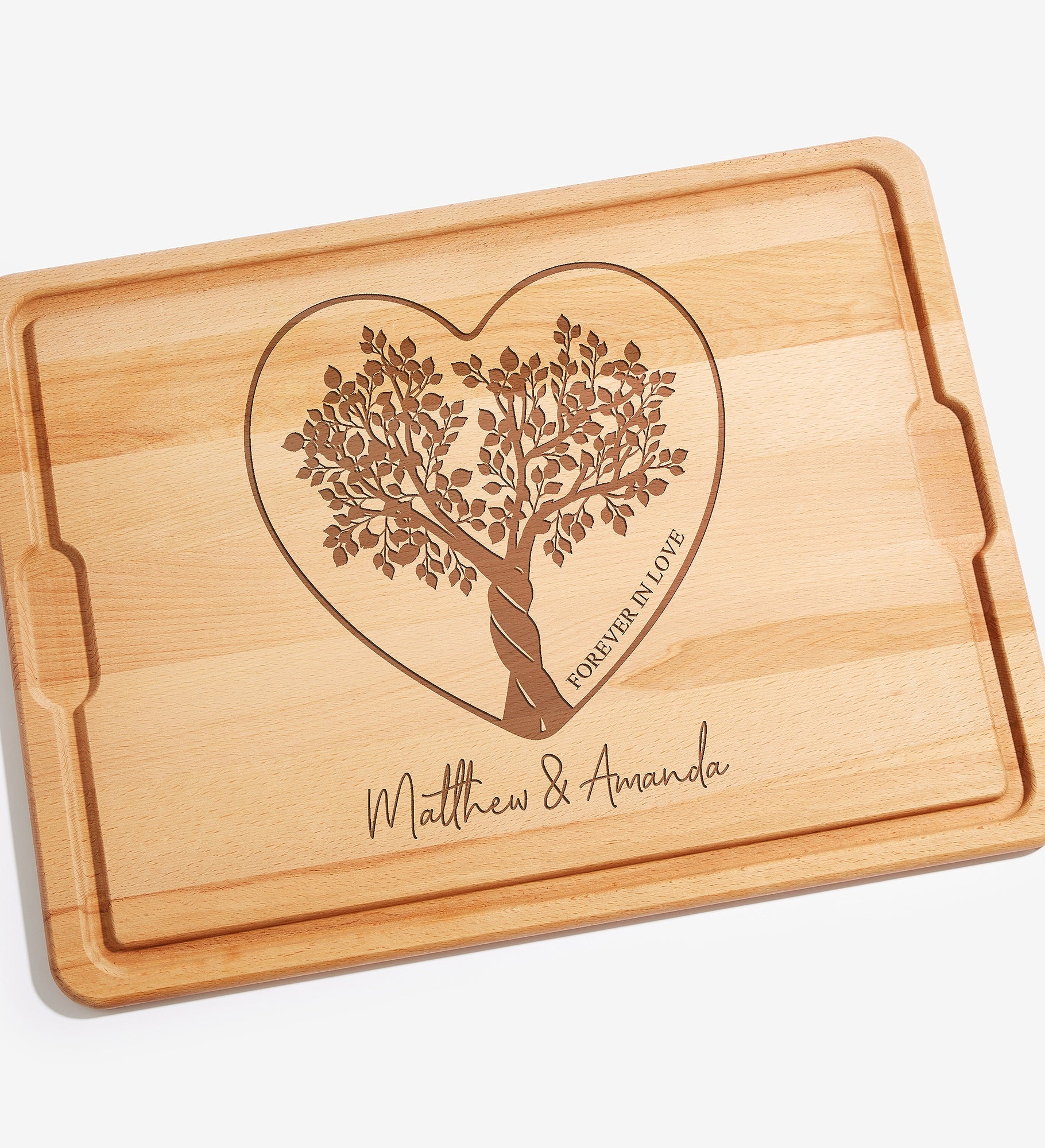 Rooted In Love Personalized Hardwood Charcuterie Board